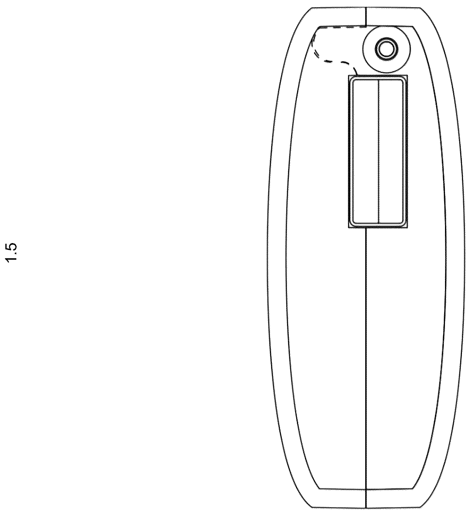 Patent USD1078736 Figure 5 – Wireless controller for electronic shelf label
