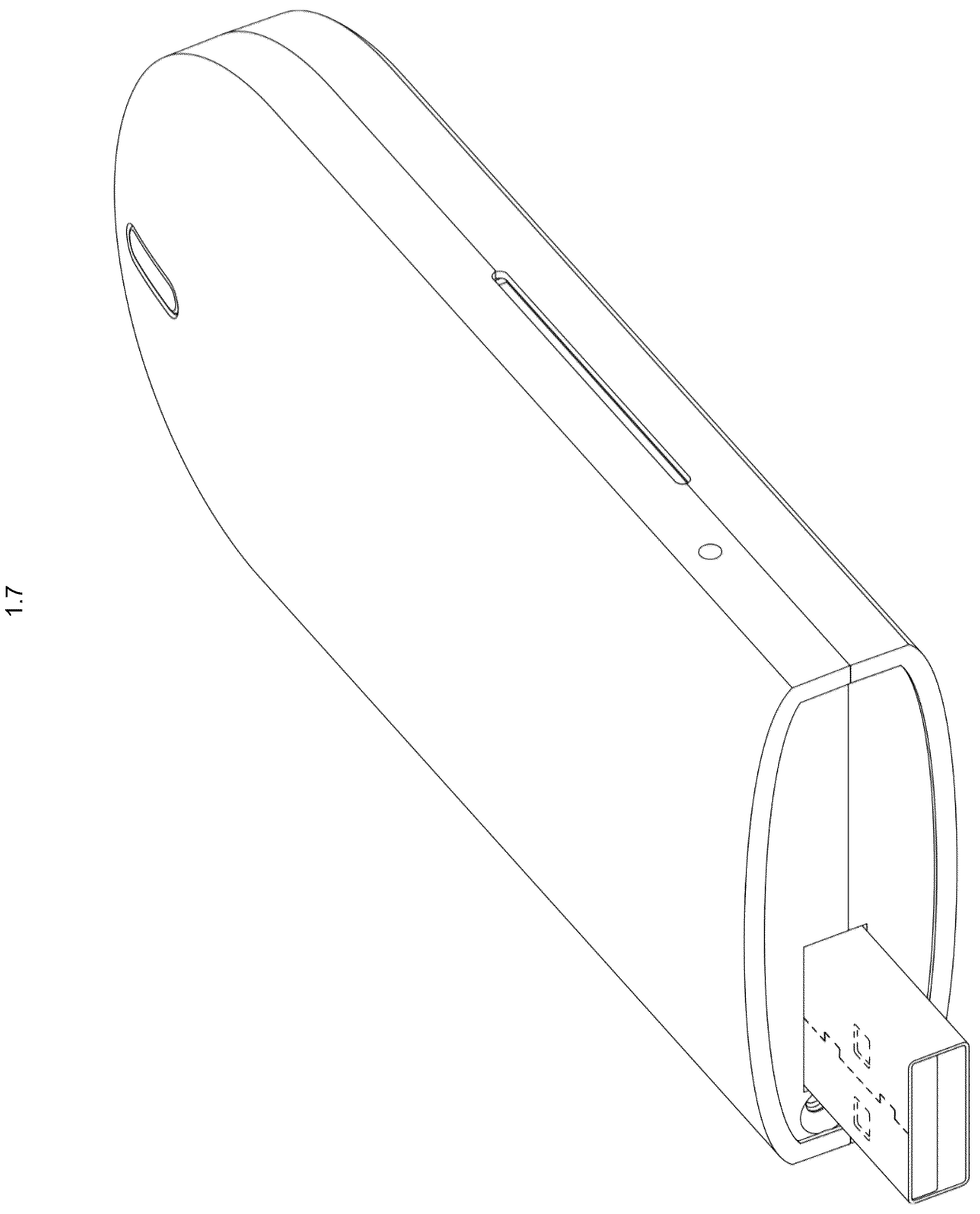 Patent USD1078736 Figure 7 – Wireless controller for electronic shelf label