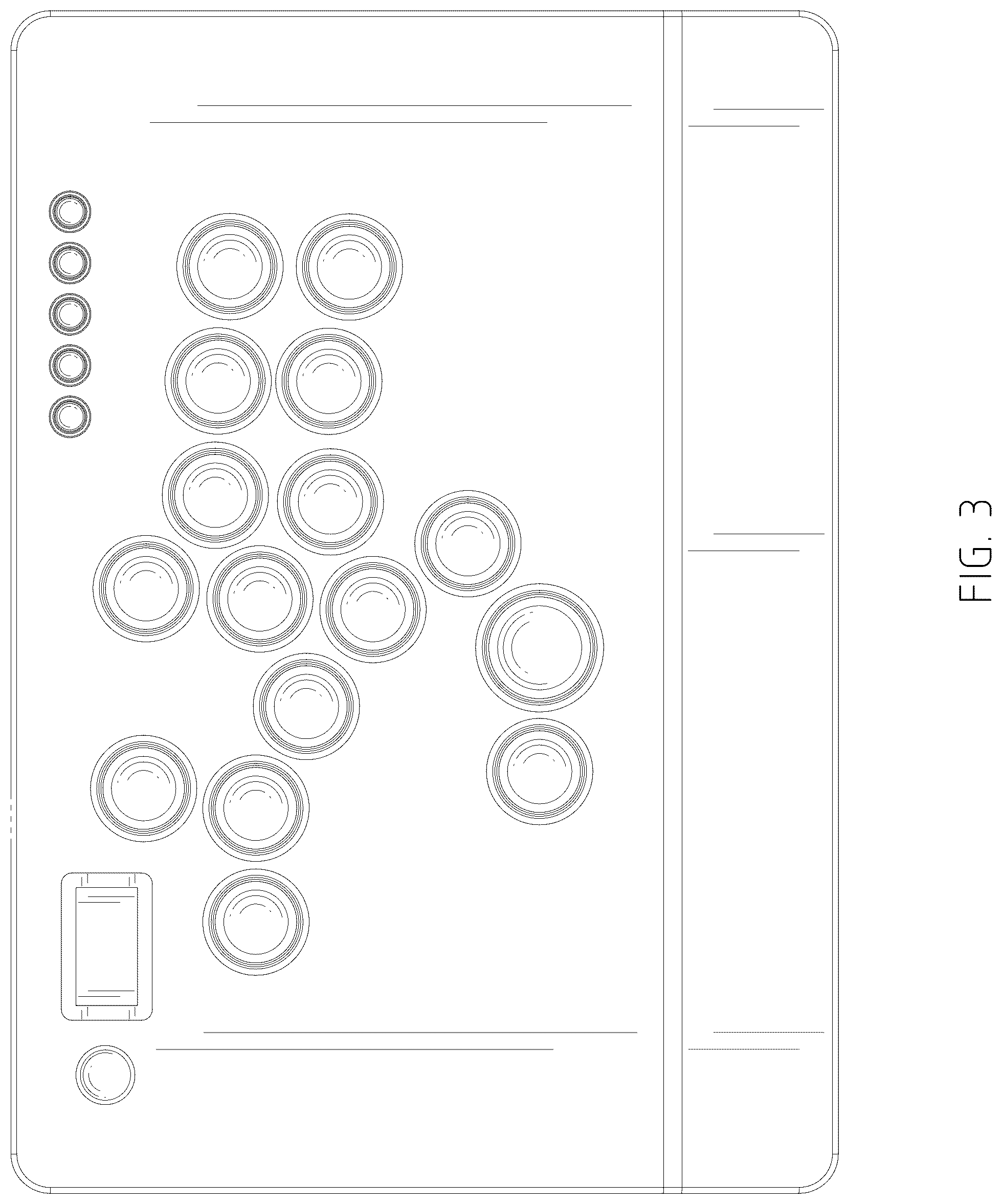 Patent USD1078737 Figure 3 – Arcade-style video game controller