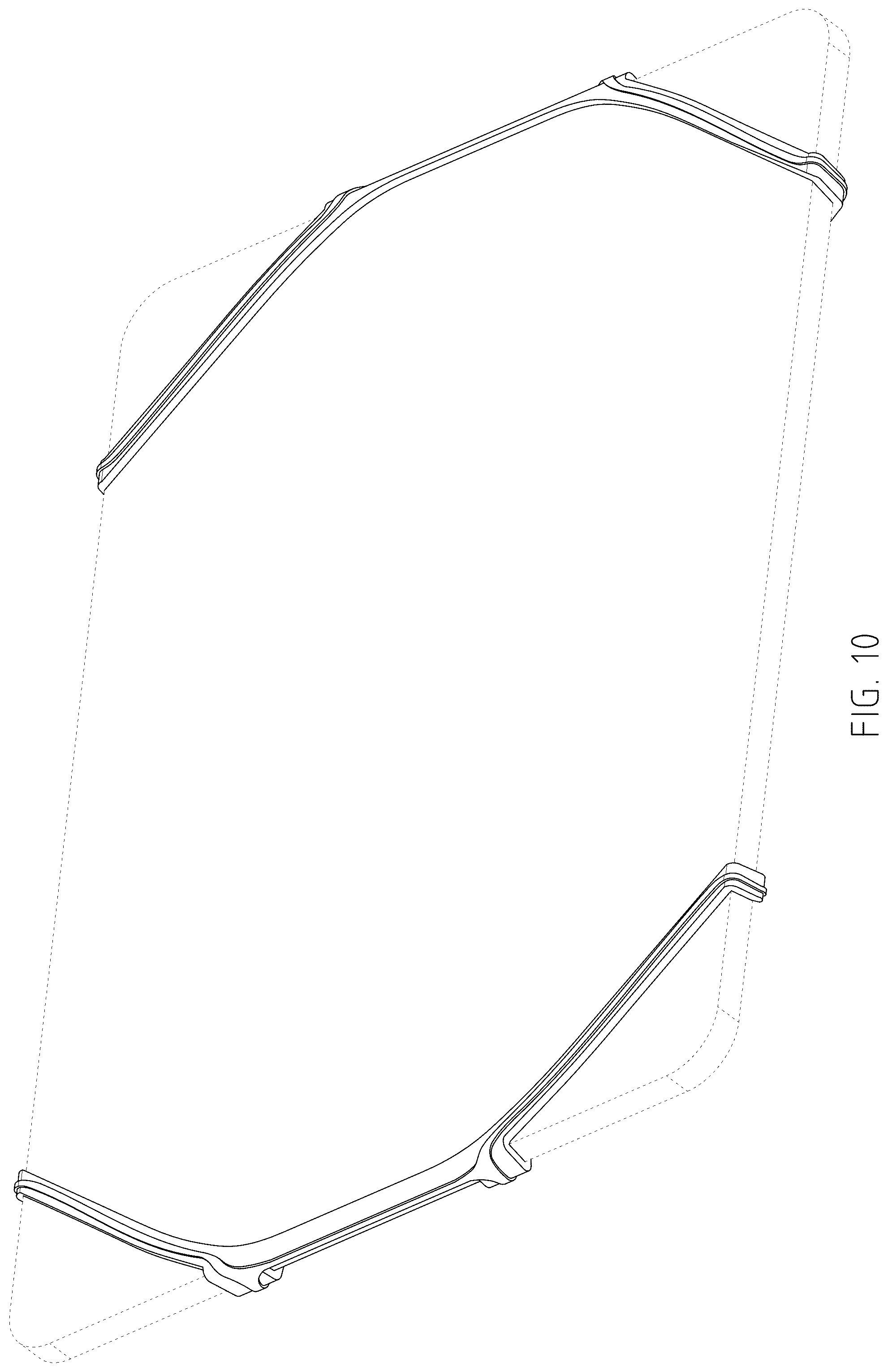 Patent USD1078743 Figure 10 – Tablet stand assembly