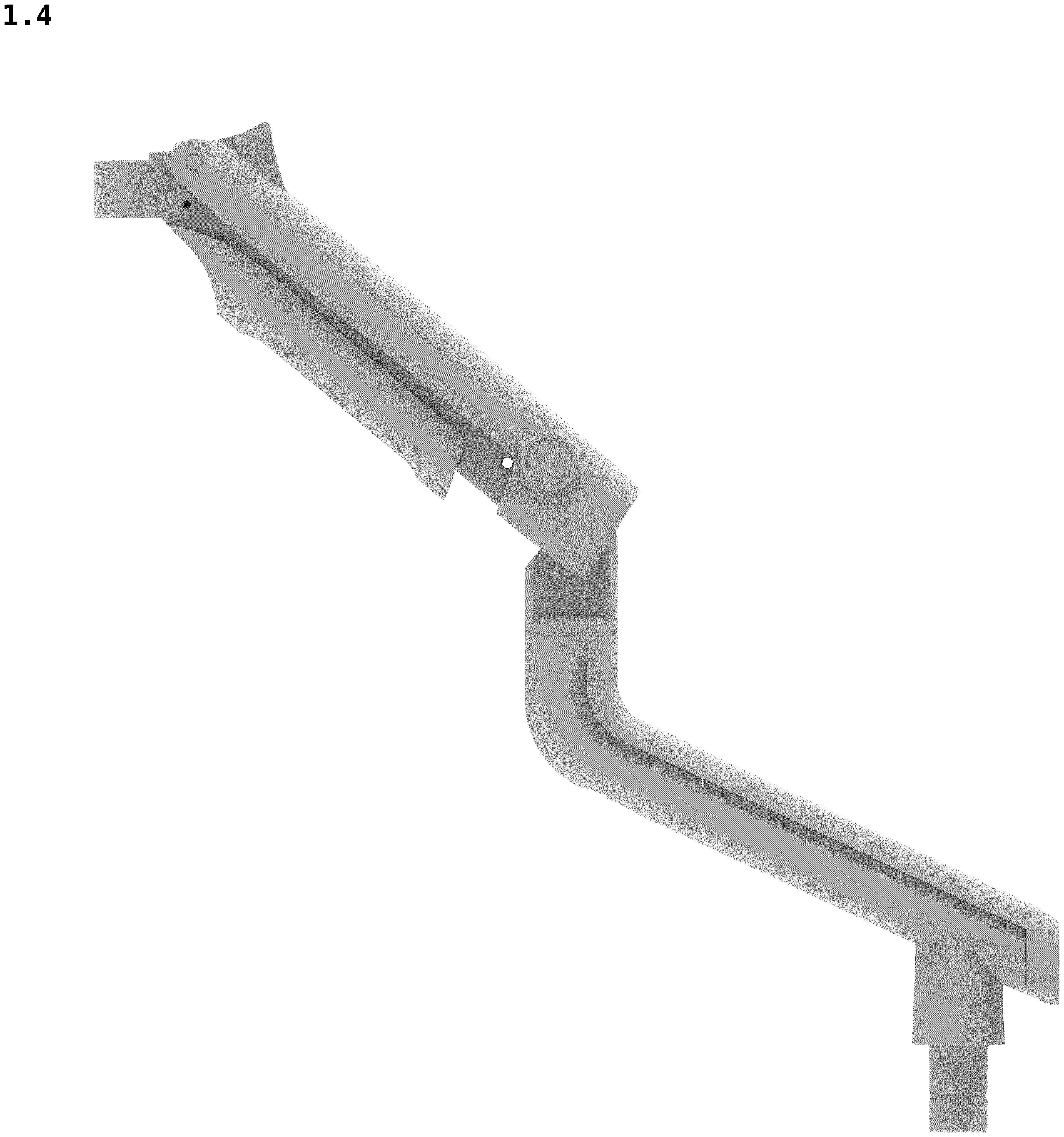 Patent USD1078745 Figure 4 – Monitor stand