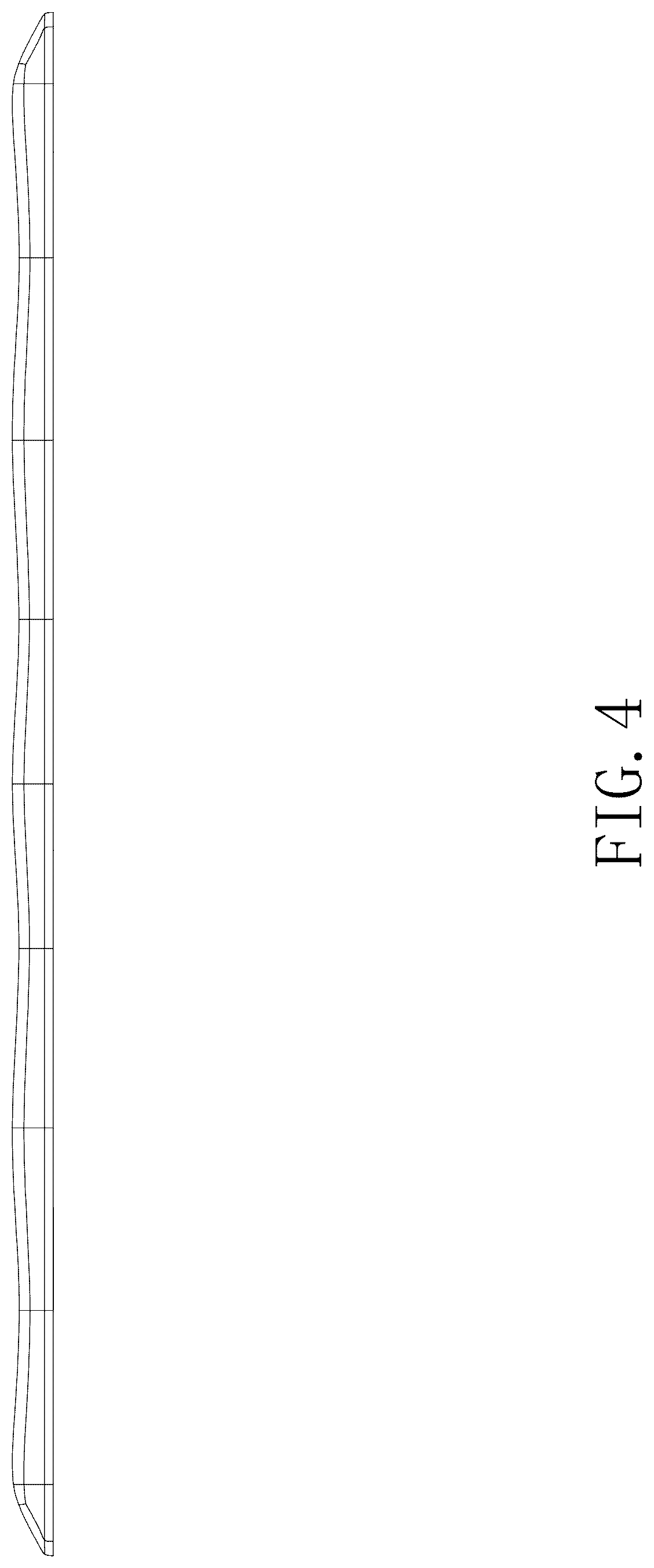 Patent USD1078746 Figure 4 – Keyboard tray desk mat