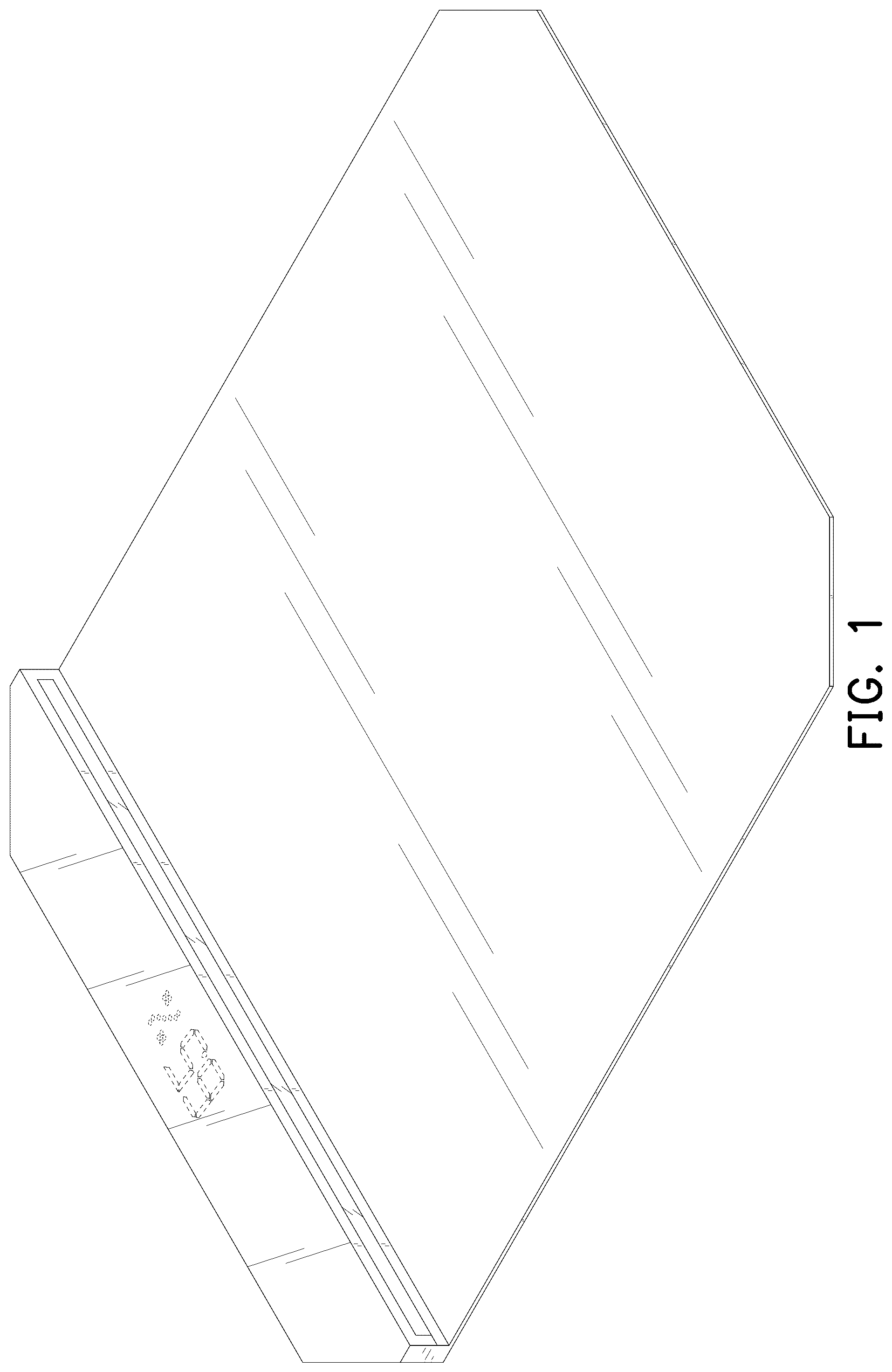 Patent USD1078747 Figure 1 – Mouse pad
