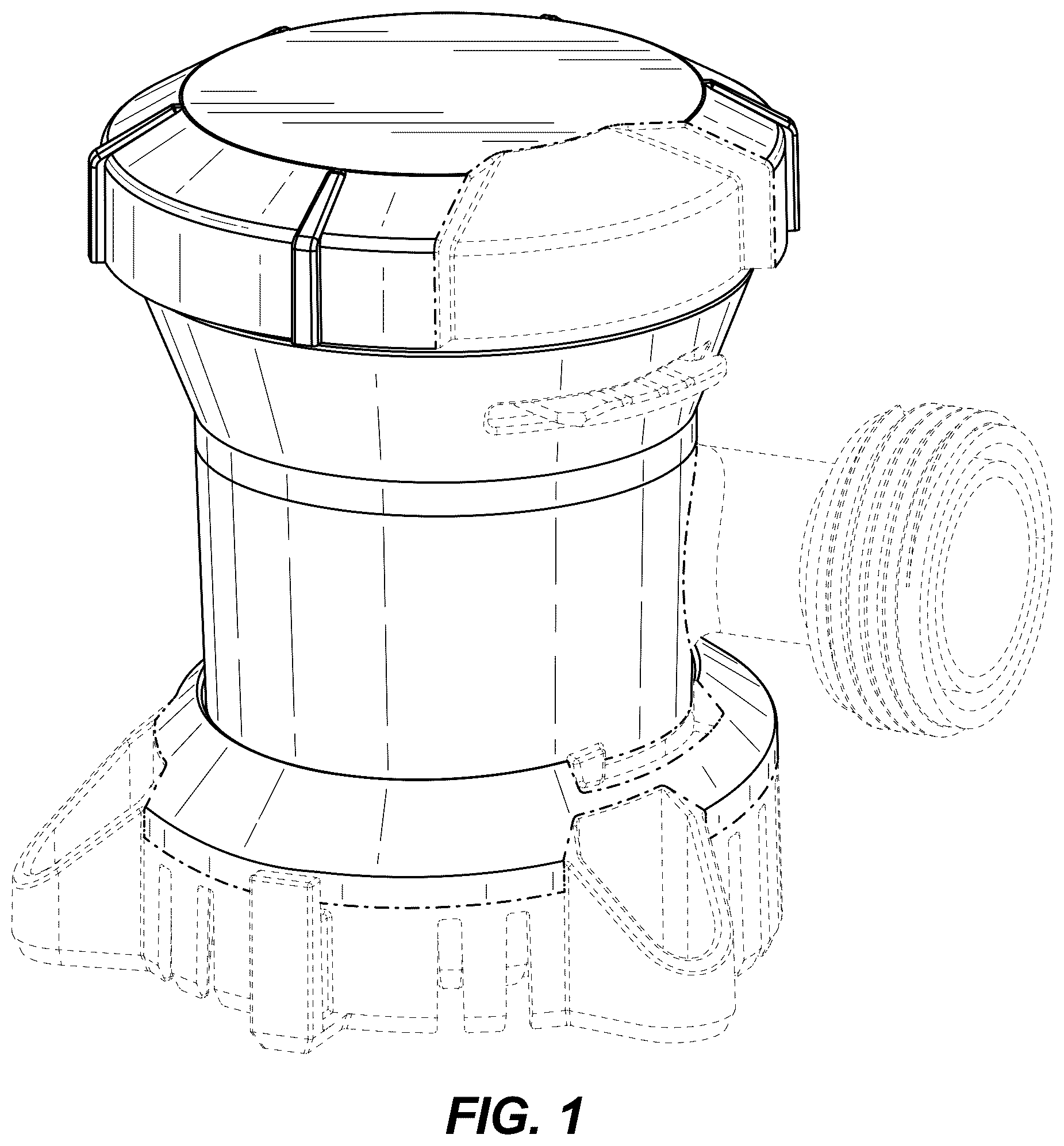 Patent USD1078796 Figure 1 – Pump