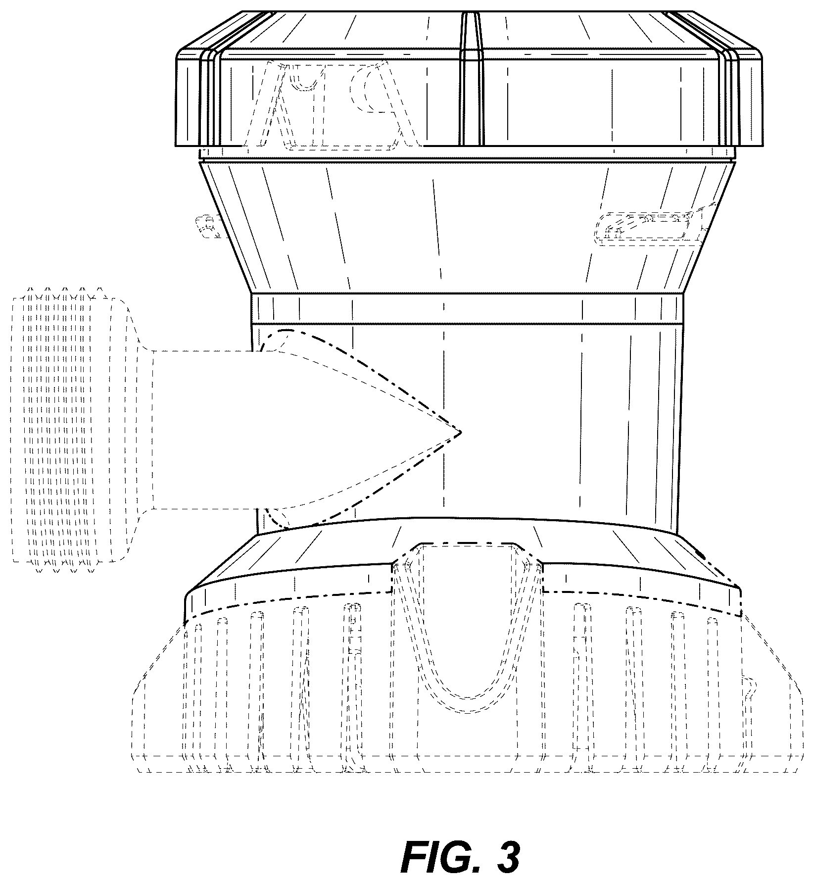 Patent USD1078796 Figure 3 – Pump