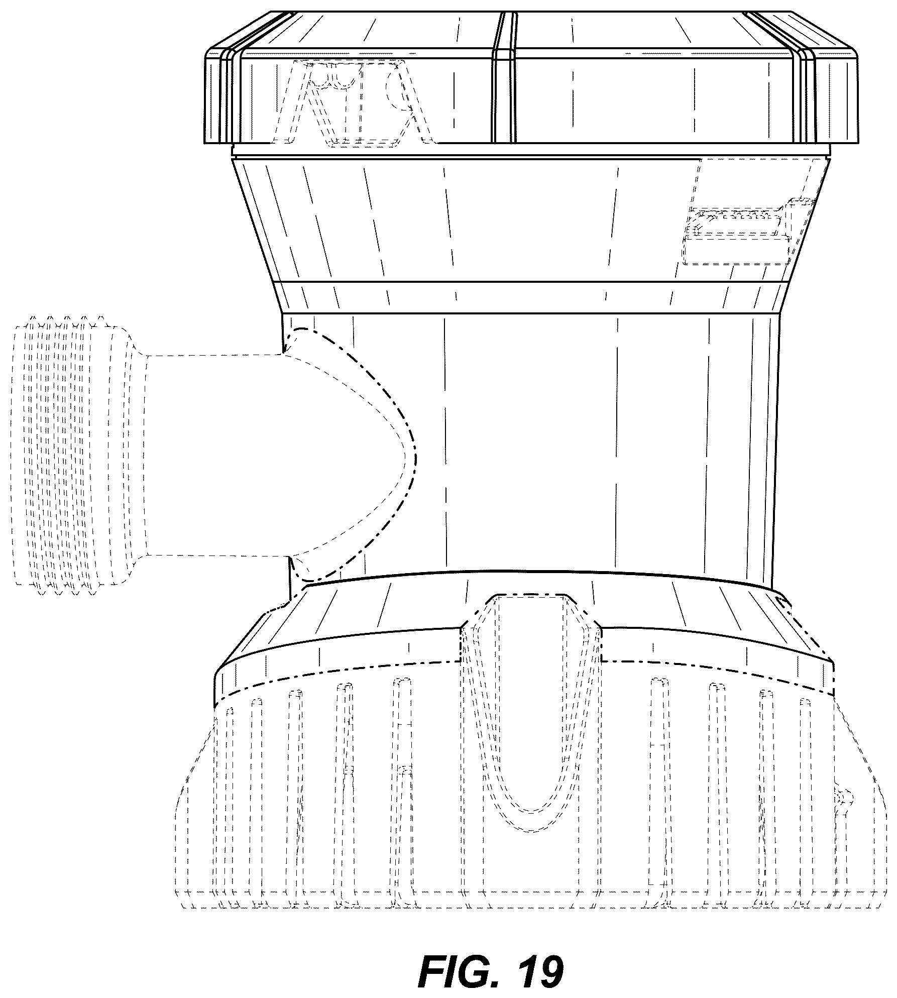 Patent USD1078796 Figure 18 – Pump