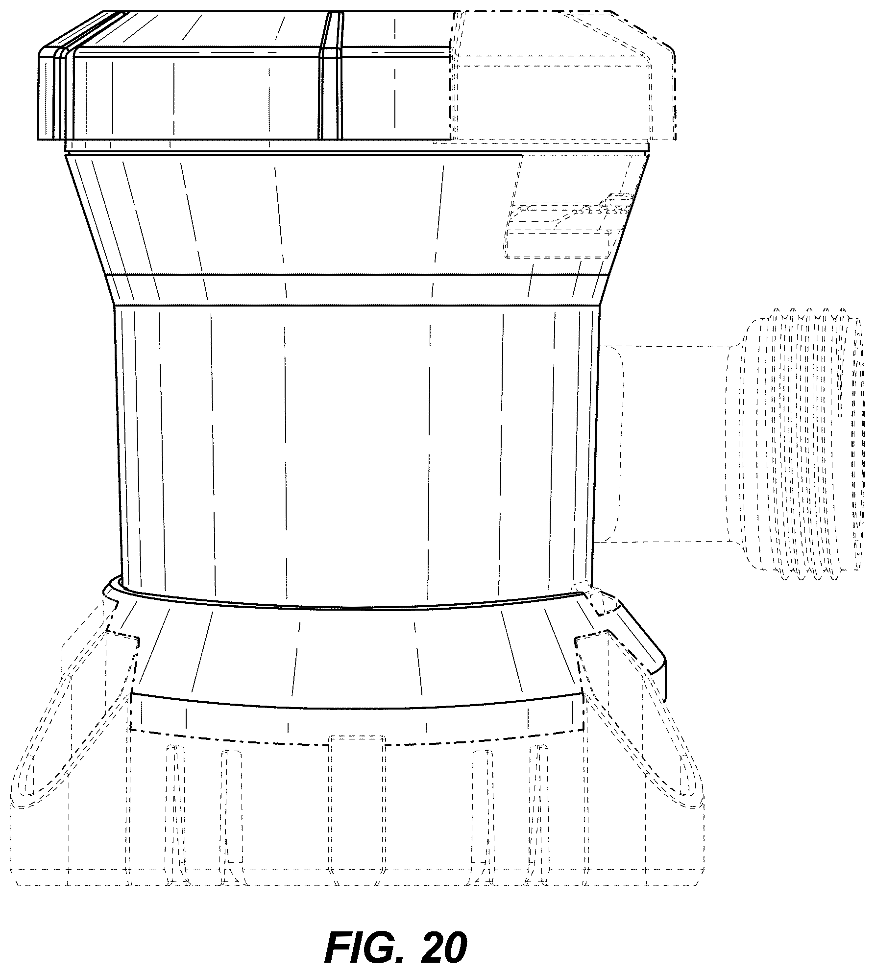 Patent USD1078796 Figure 19 – Pump
