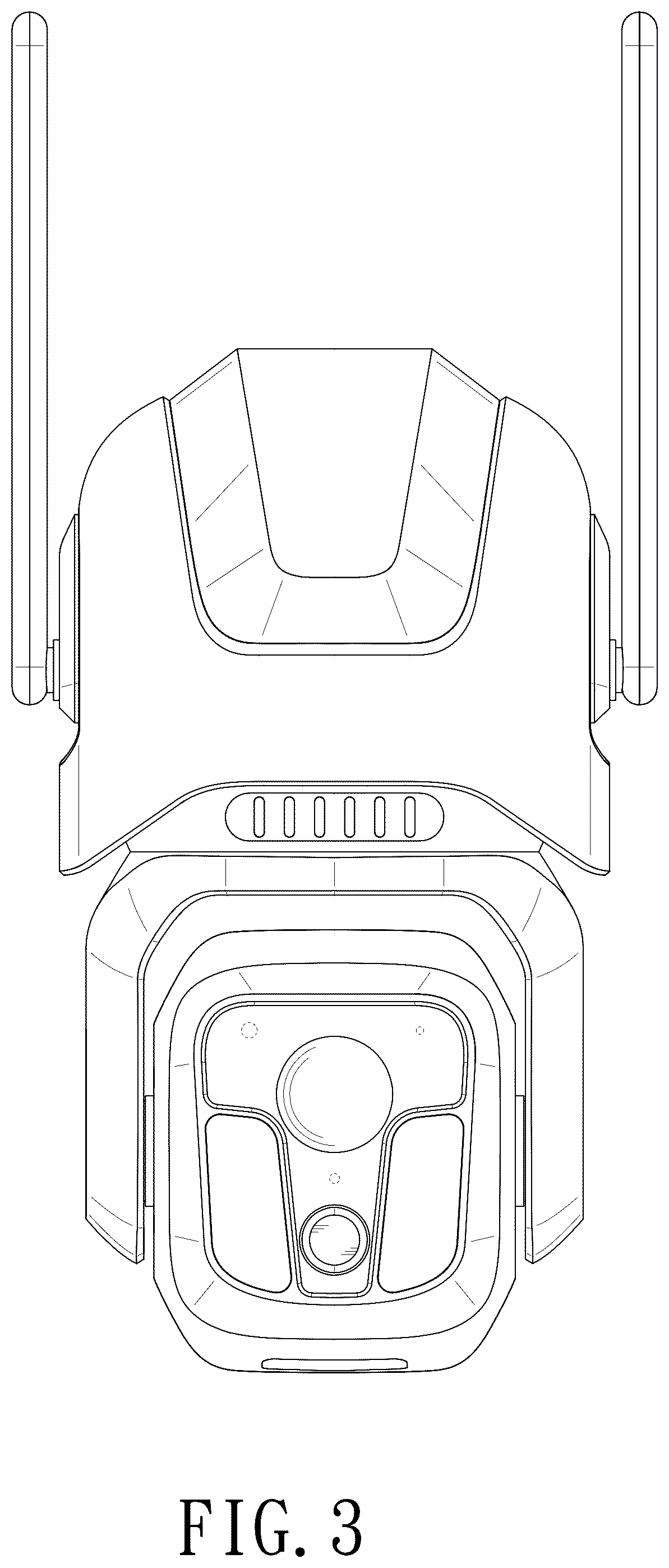 Patent USD1078819 Figure 3 – Camera