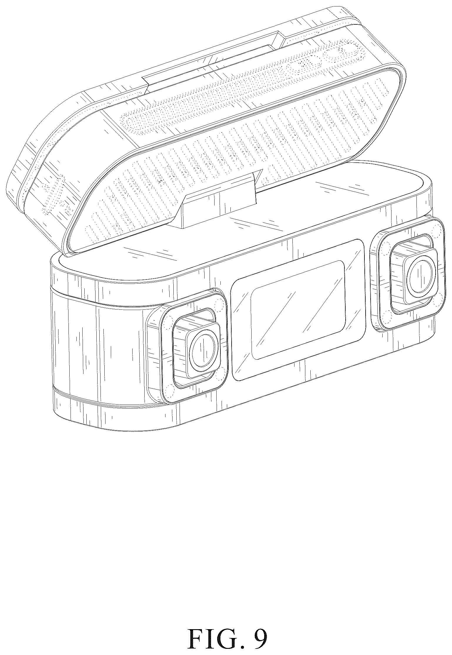 Patent USD1078823 Figure 9 – Car dash camera