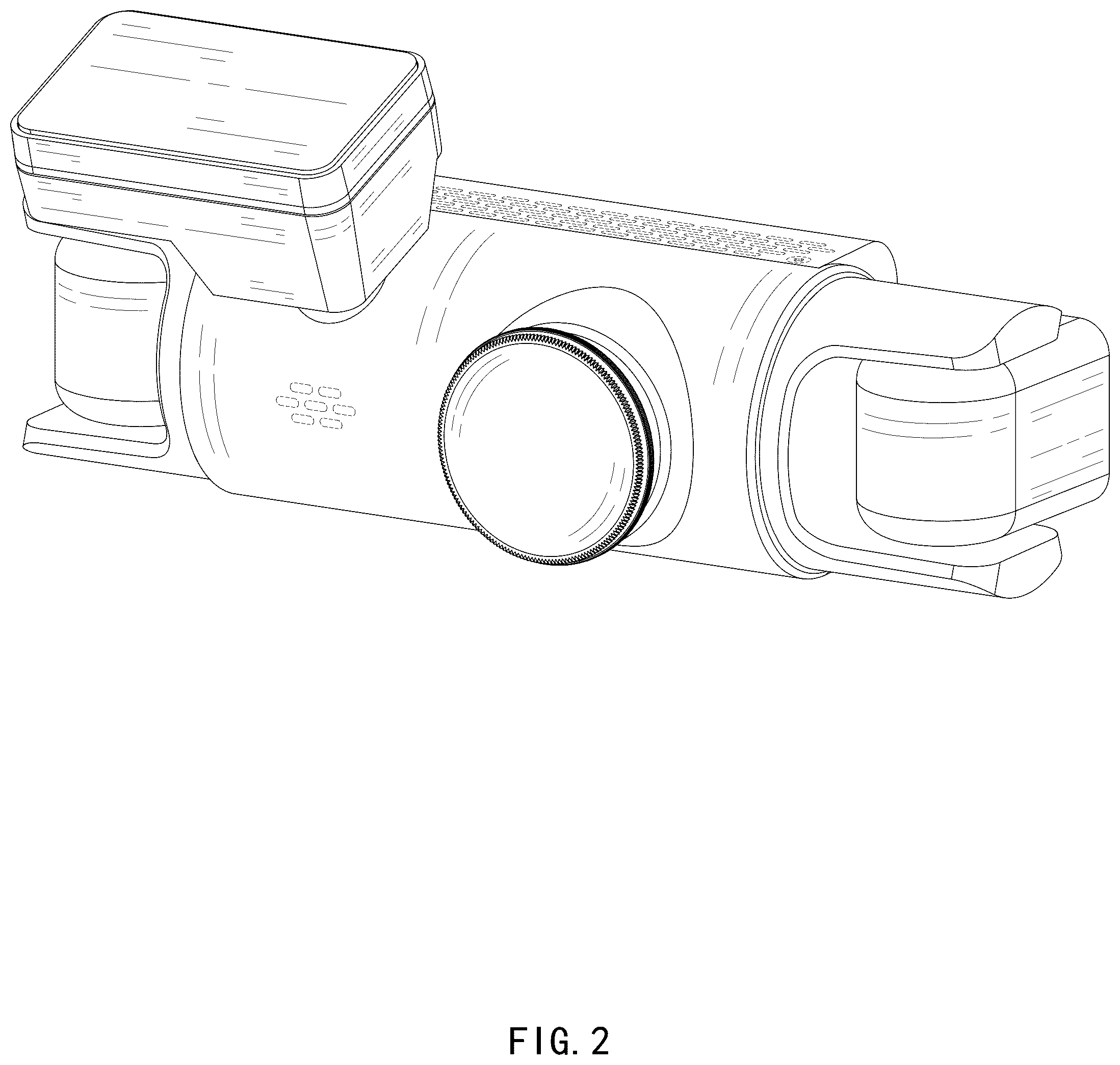 Patent USD1078824 Figure 2 – Dash cam