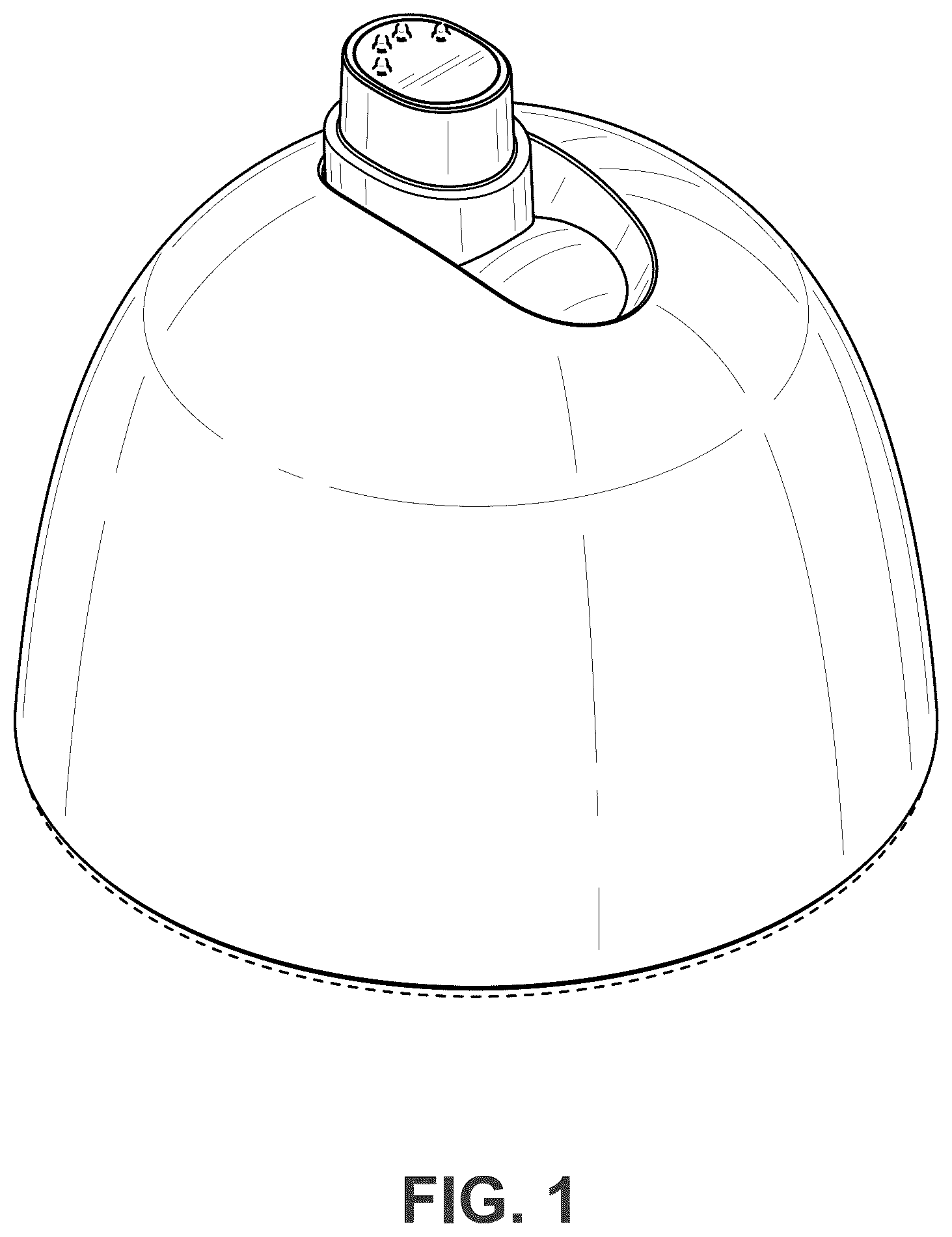 Patent USD1078829 Figure 1 – Base for a detachable camera device