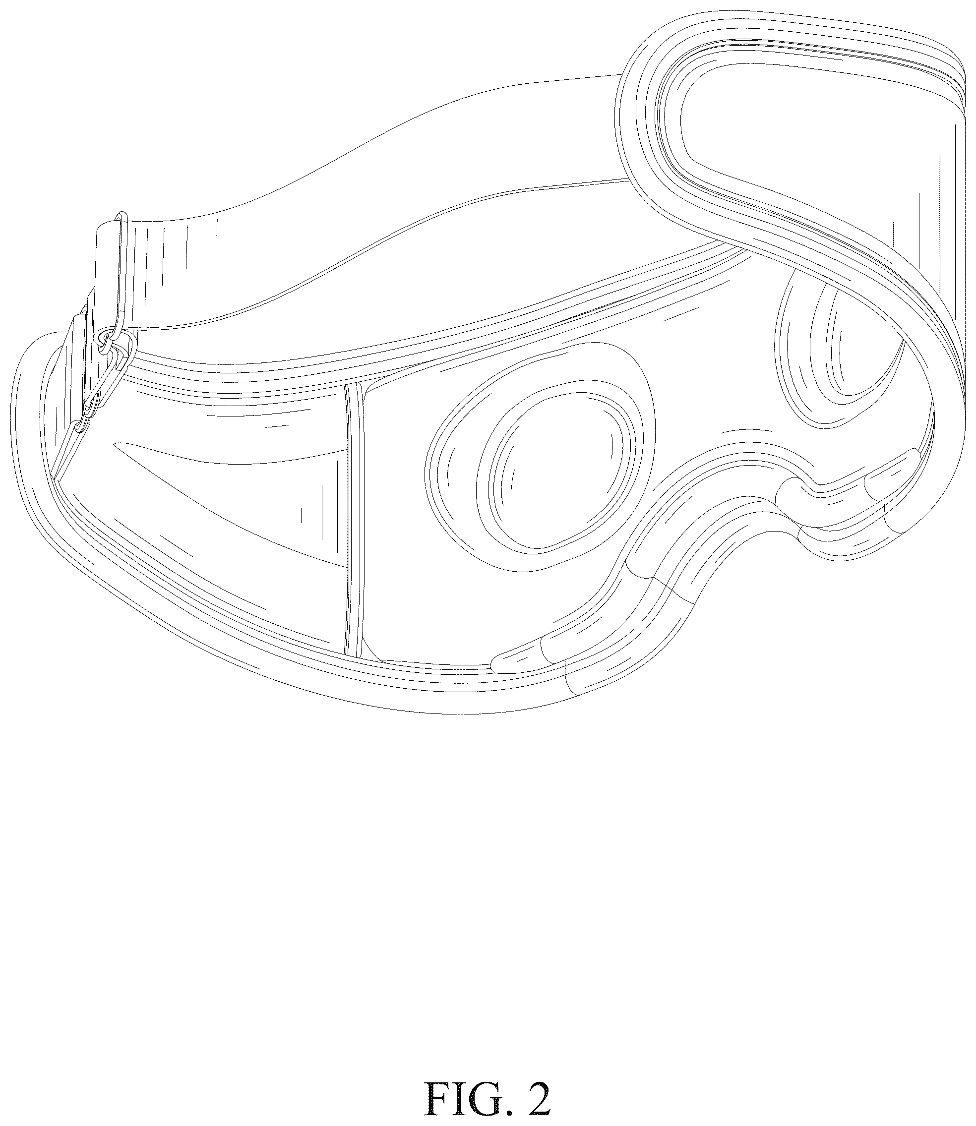 Patent USD1078835 Figure 2 – Eye mask
