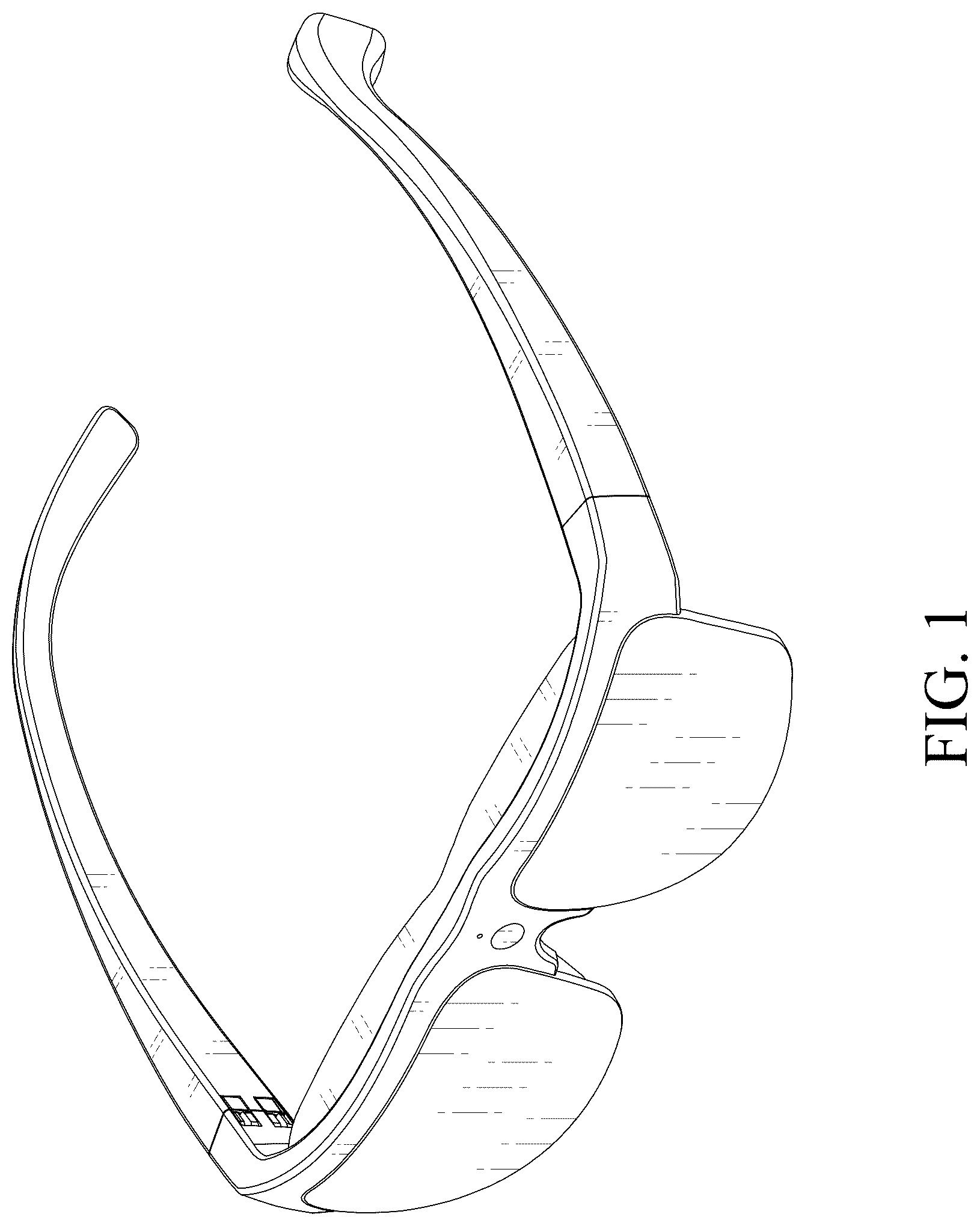 Patent USD1078836 Figure 1 – Smart glasses