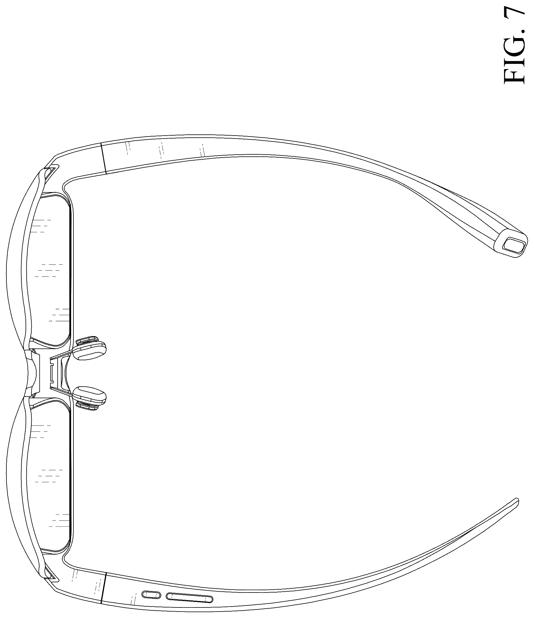 Patent USD1078836 Figure 7 – Smart glasses