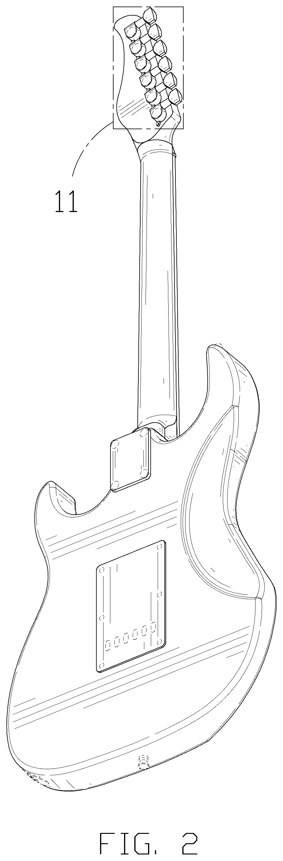 Patent USD1078840 Figure 2 – Electric guitar