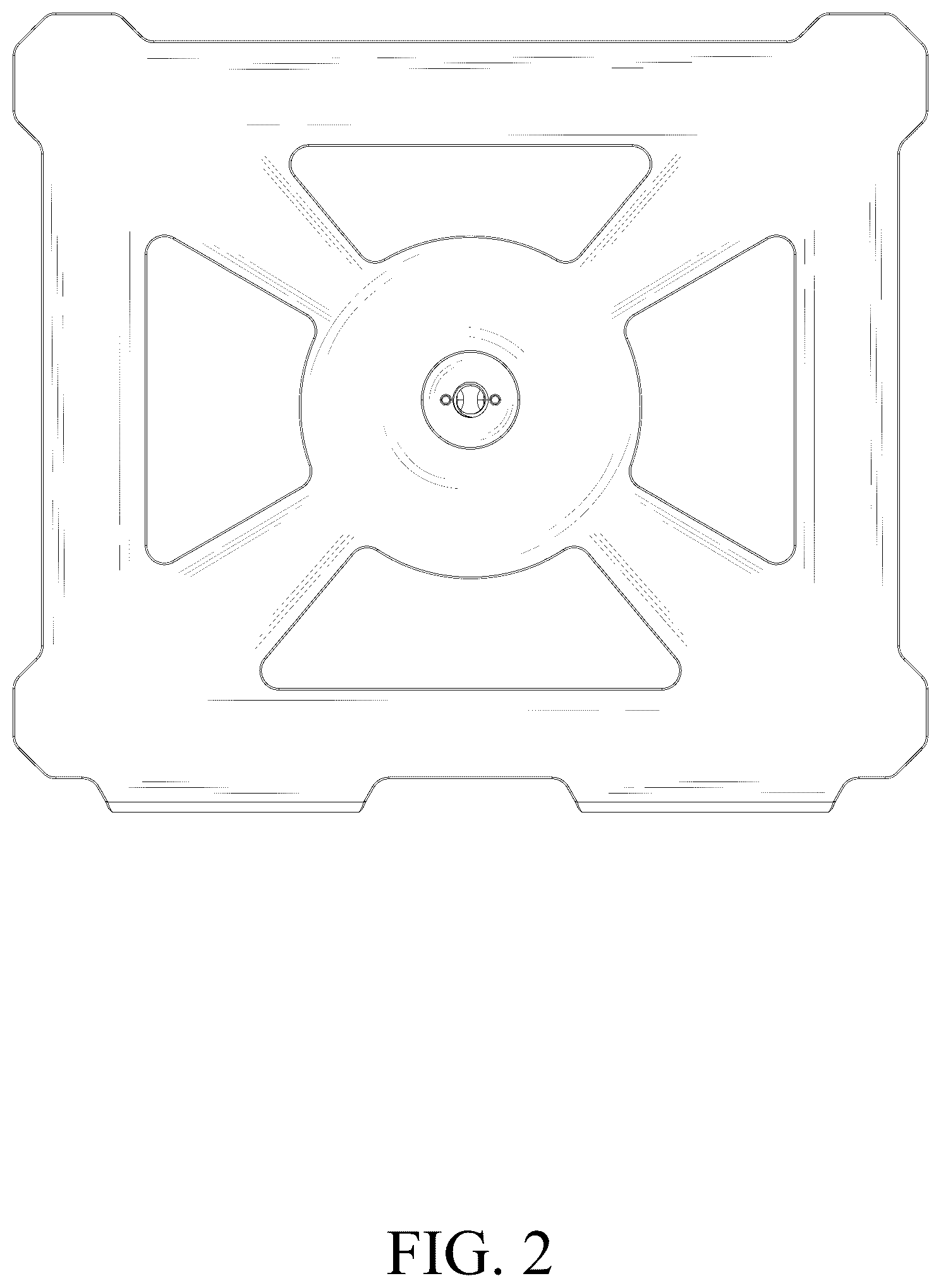 Patent USD1078841 Figure 2 – Sheet music tray