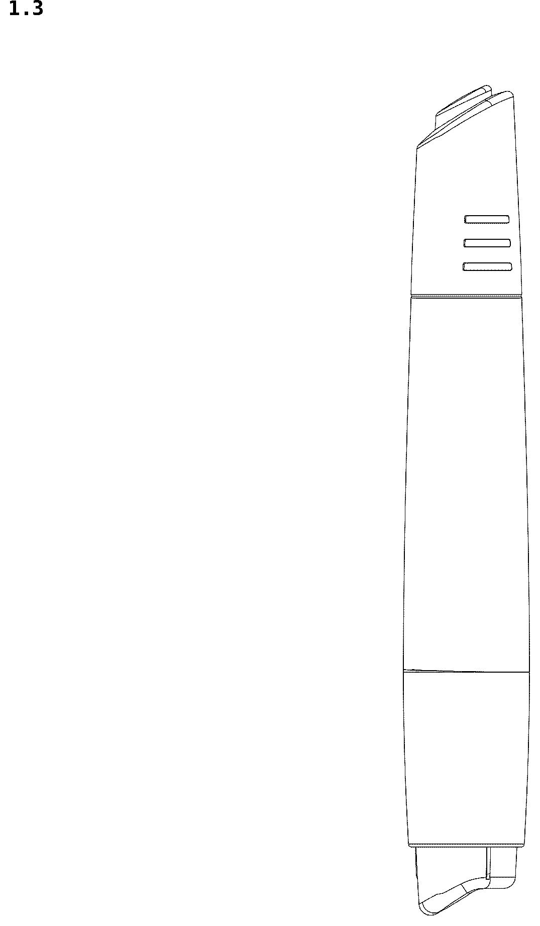 Patent USD1078845 Figure 3 – Marker