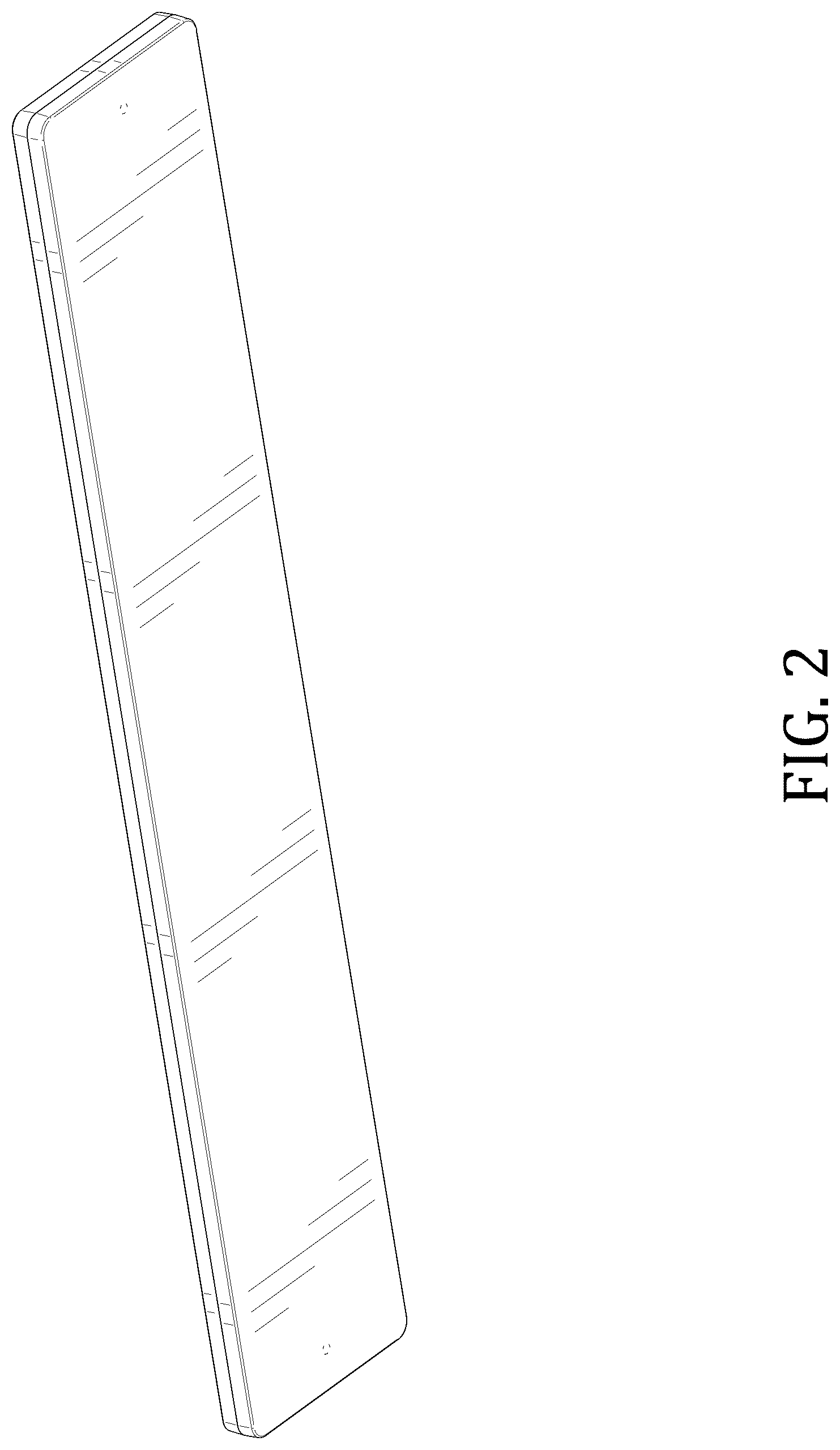 Patent USD1078847 Figure 2 – Label indicator for travel case