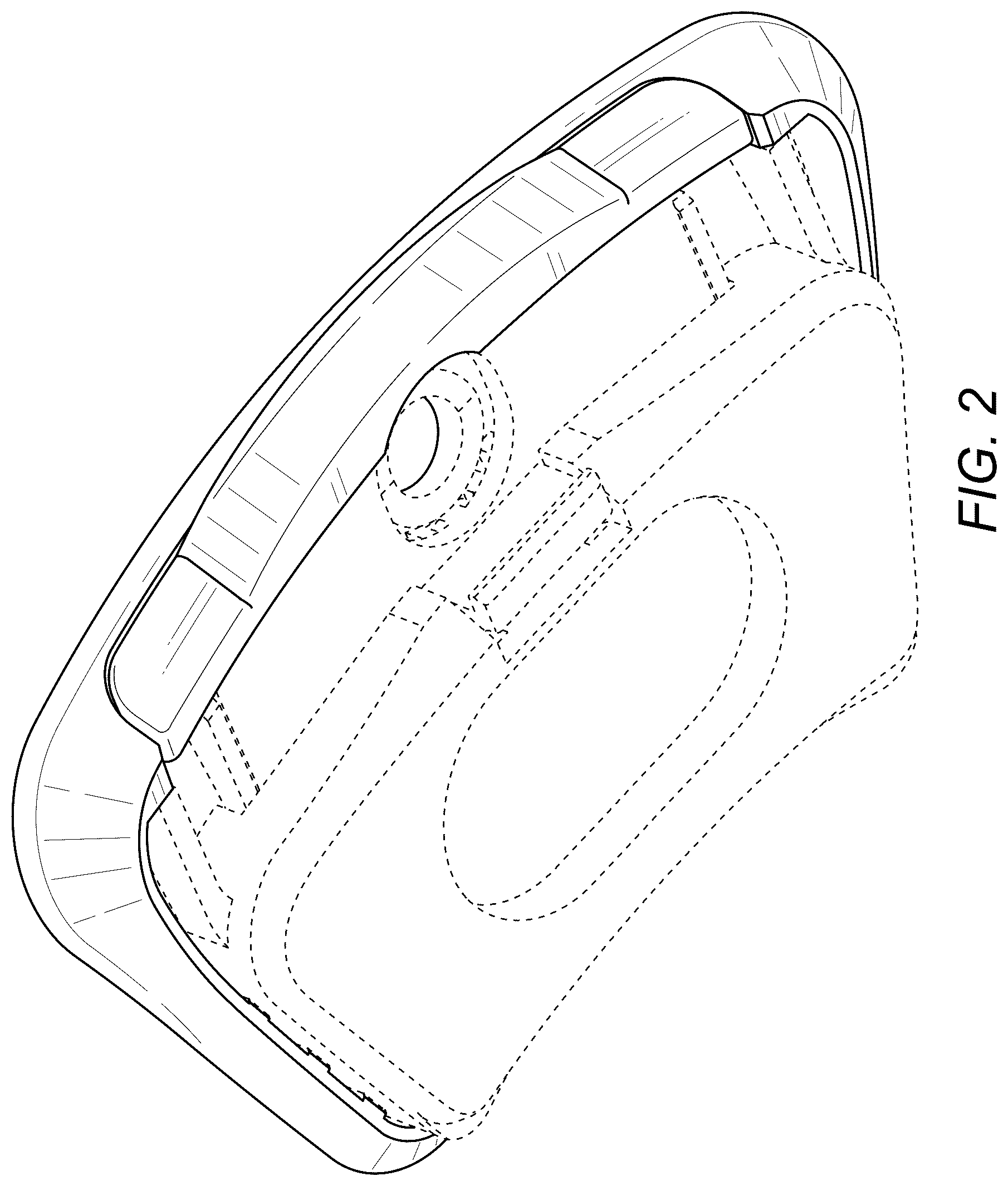 Patent USD1078853 Figure 2 – Control button of controller for electronic device