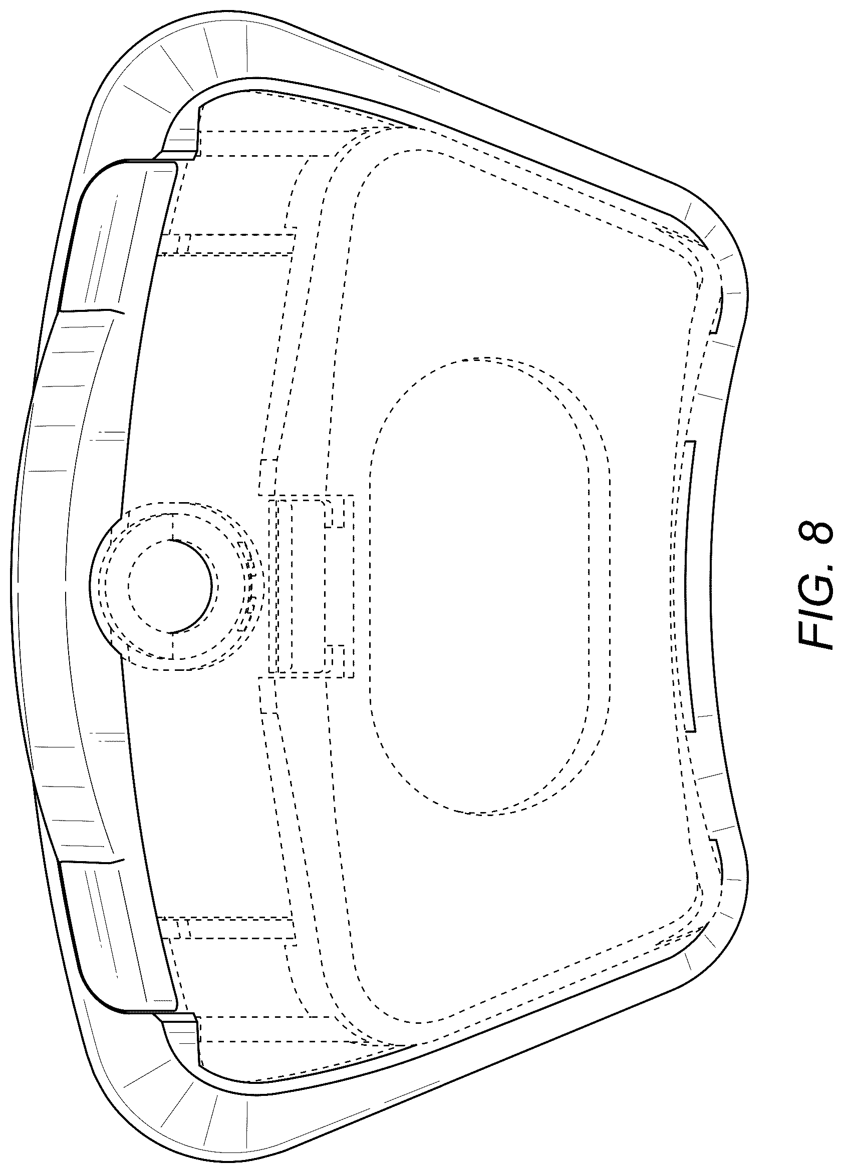 Patent USD1078853 Figure 6 – Control button of controller for electronic device