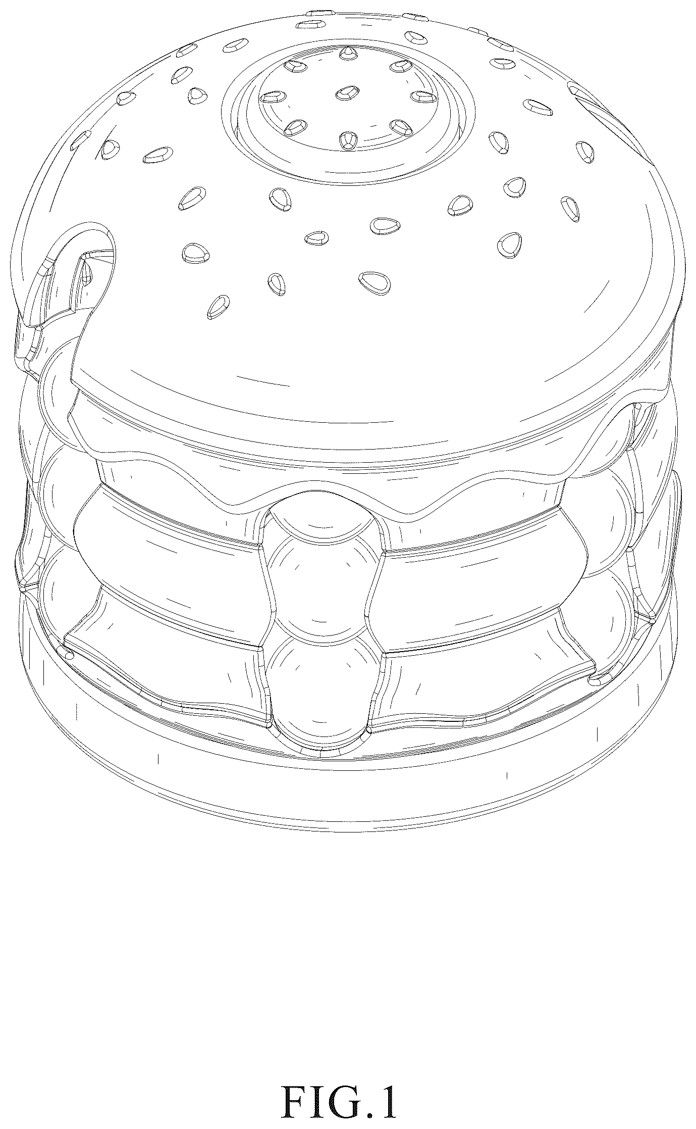 Patent USD1078868 Figure 1 – Magic bean toy