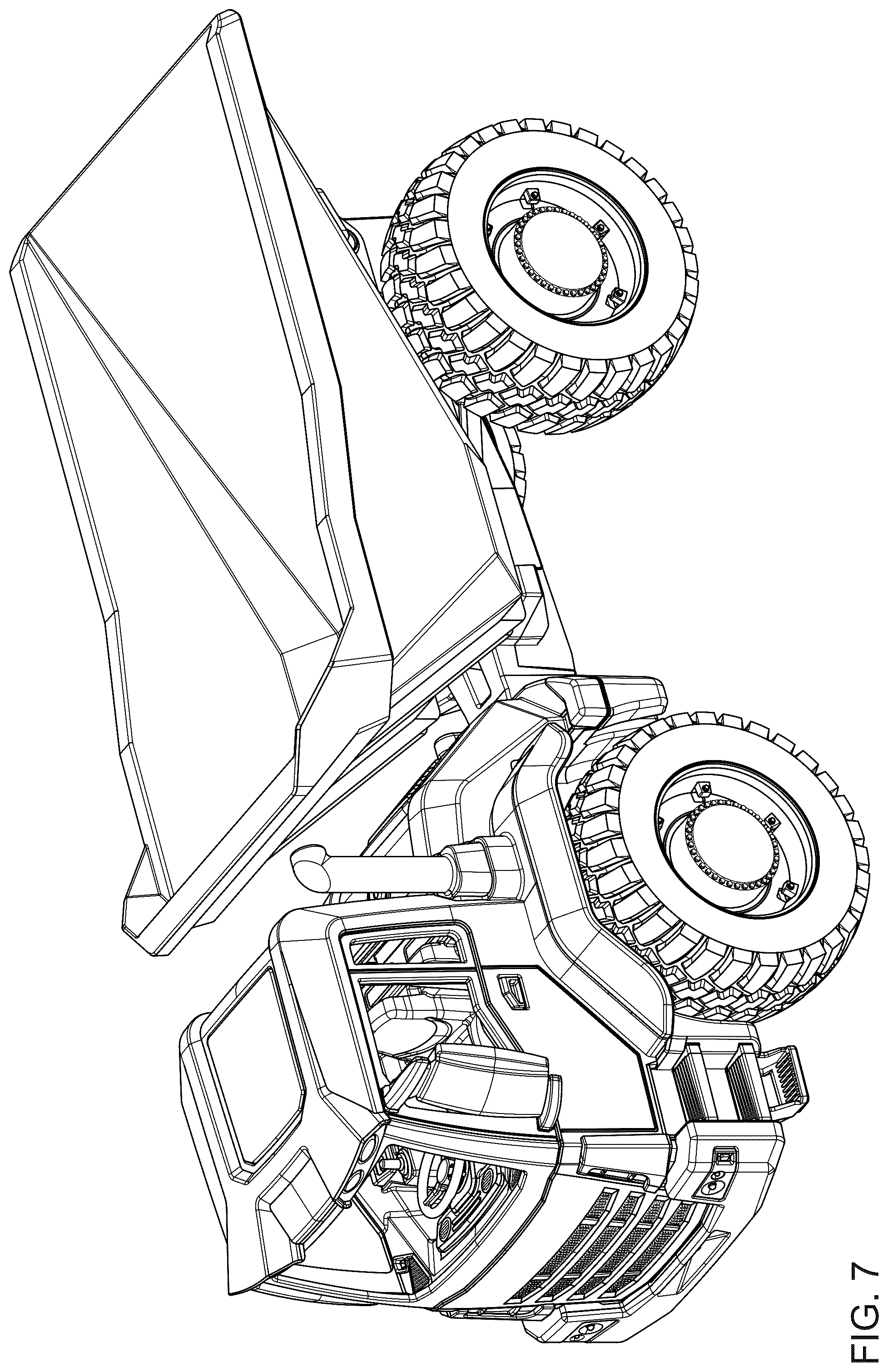 Patent USD1078874 Figure 7 – Toy truck