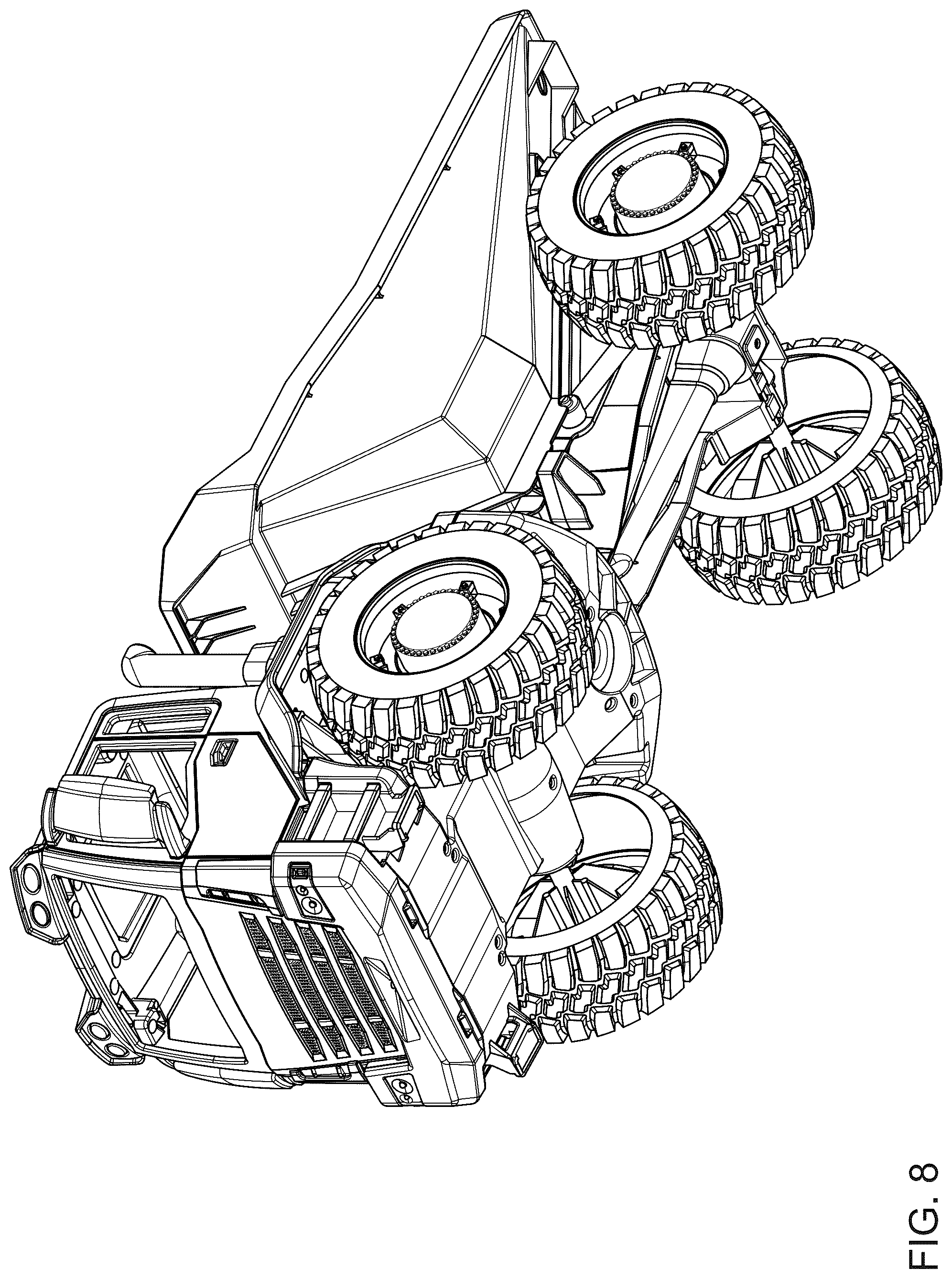 Patent USD1078874 Figure 8 – Toy truck