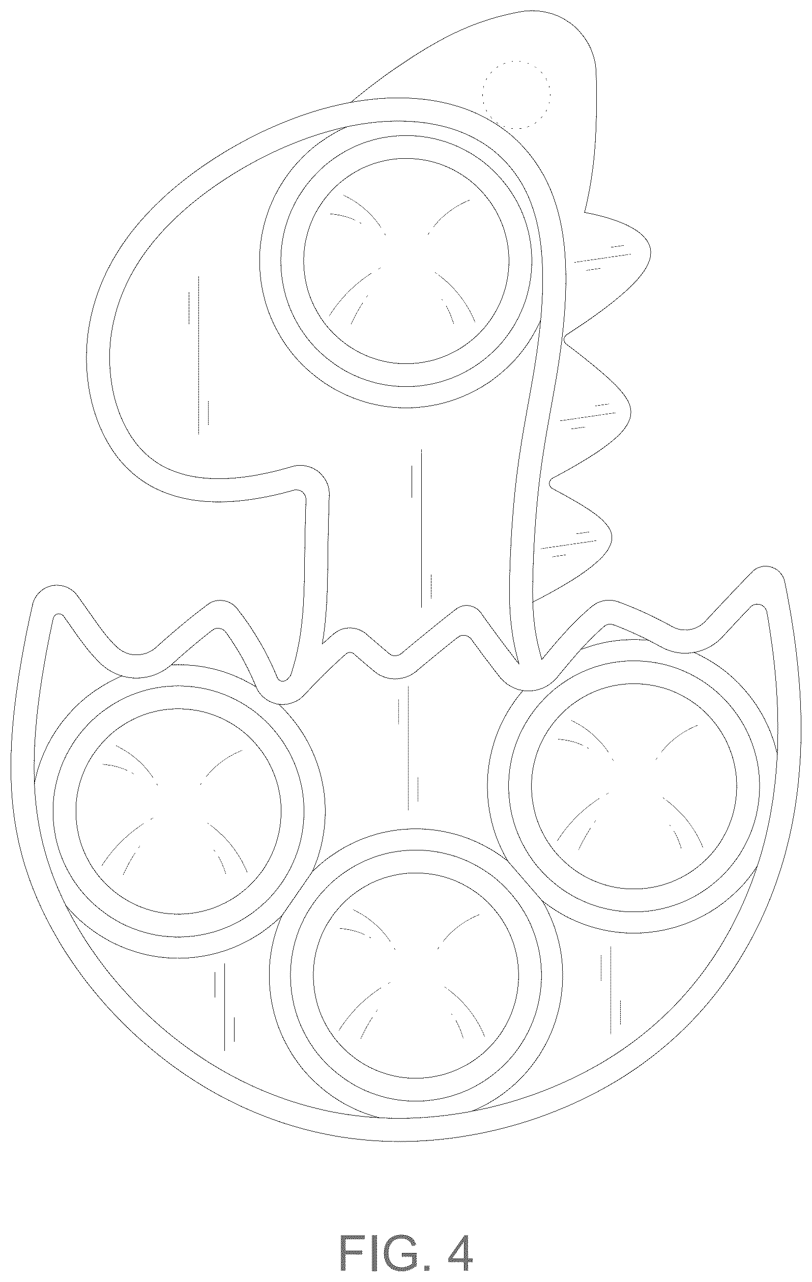 Patent USD1078876 Figure 4 – Dinosaur toy
