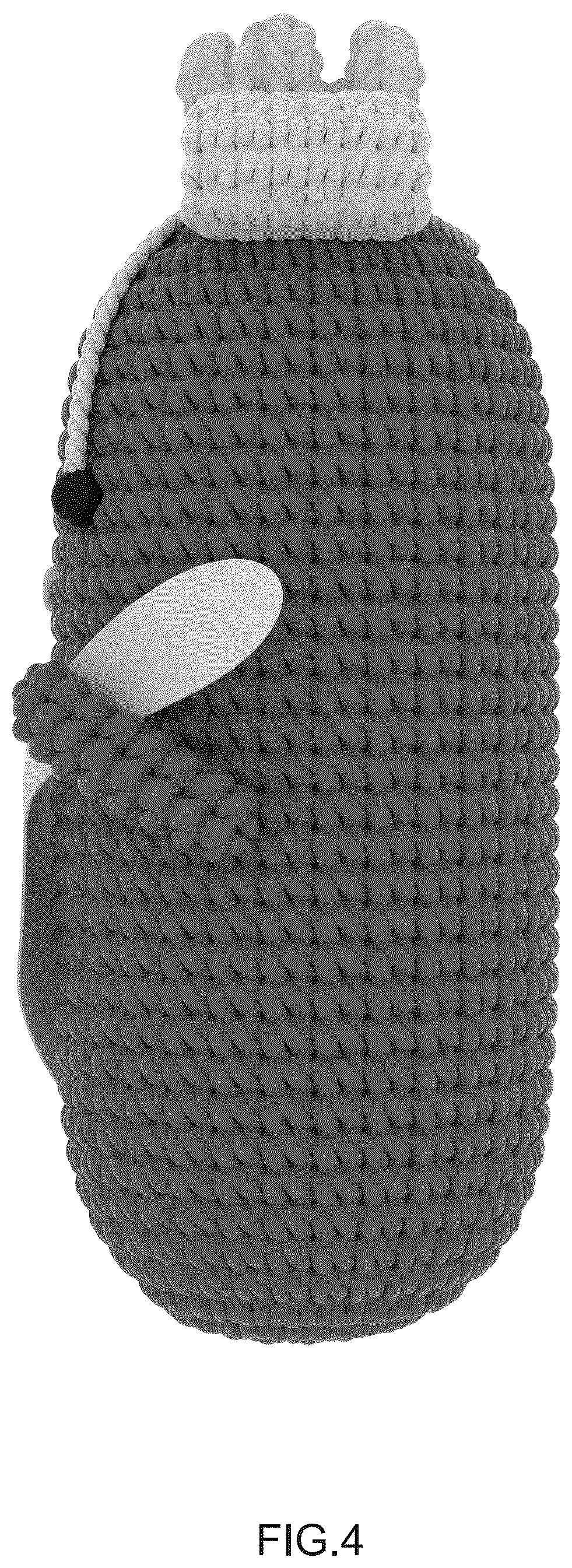 Patent USD1078877 Figure 4 – Crochet toy