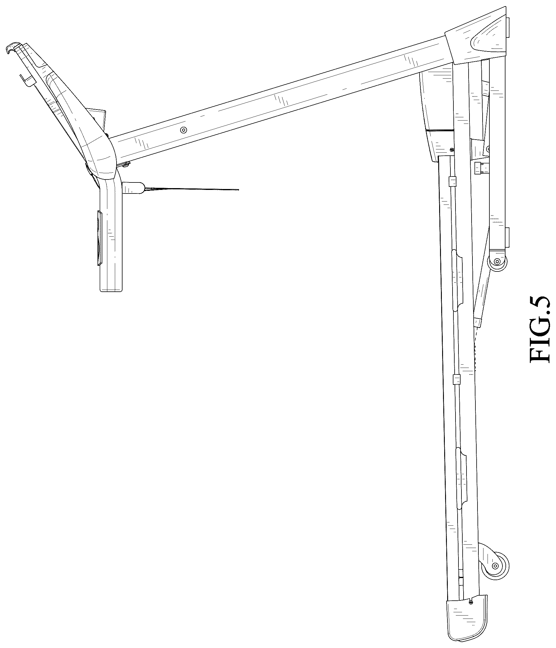 Patent USD1078879 Figure 5 – Treadmill