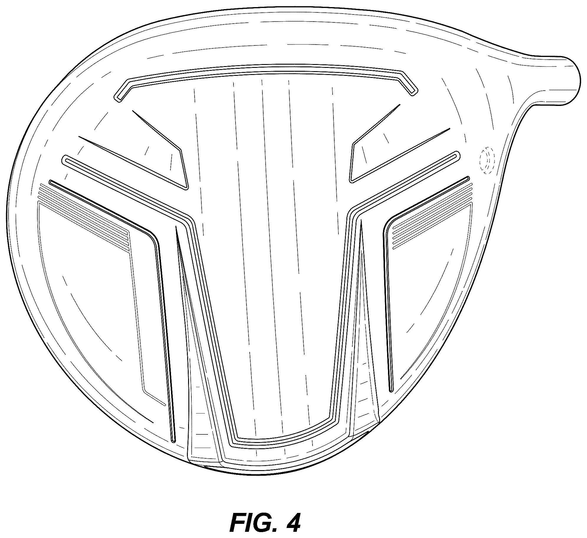 Patent USD1078884 Figure 4 – Golf club head
