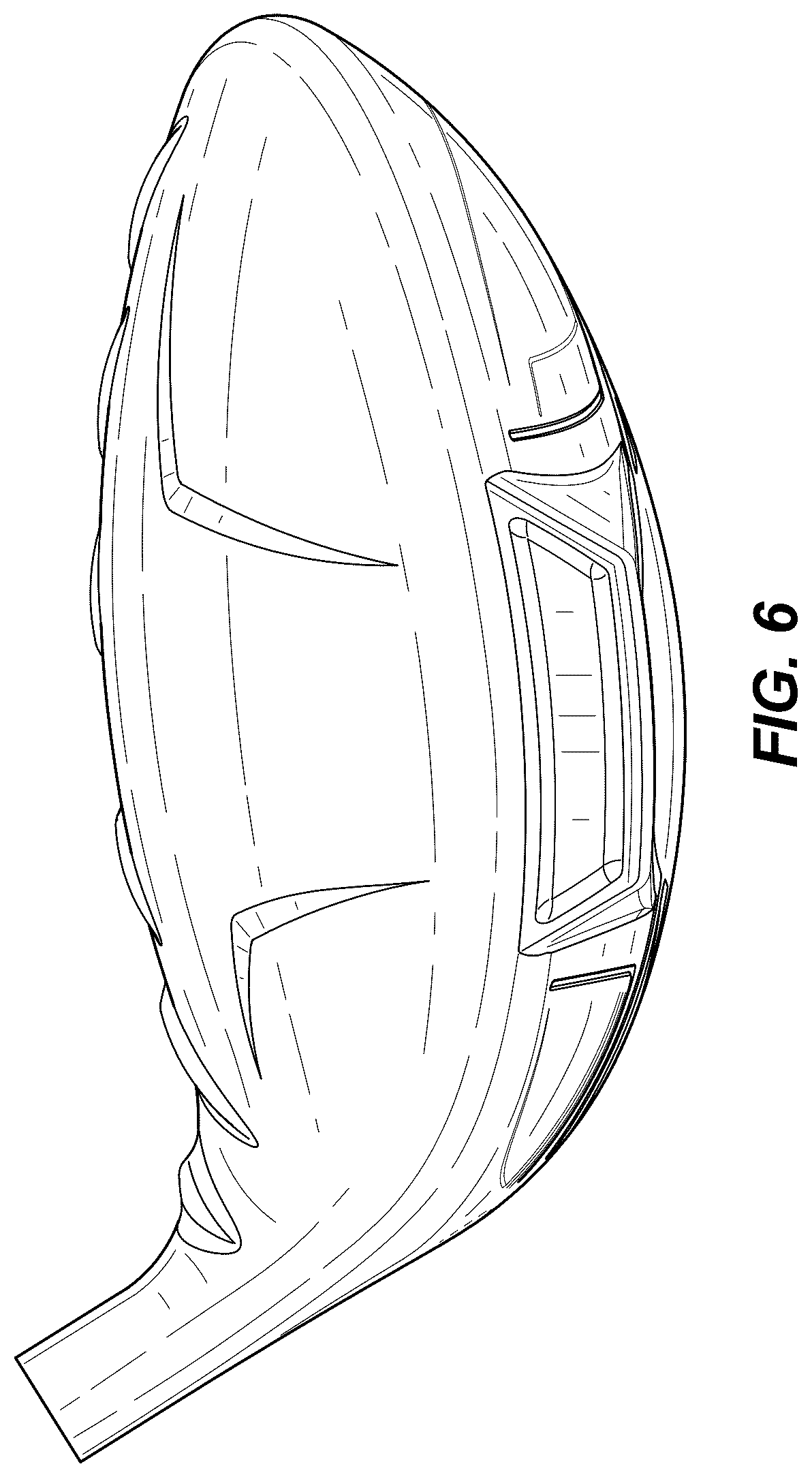 Patent USD1078884 Figure 6 – Golf club head