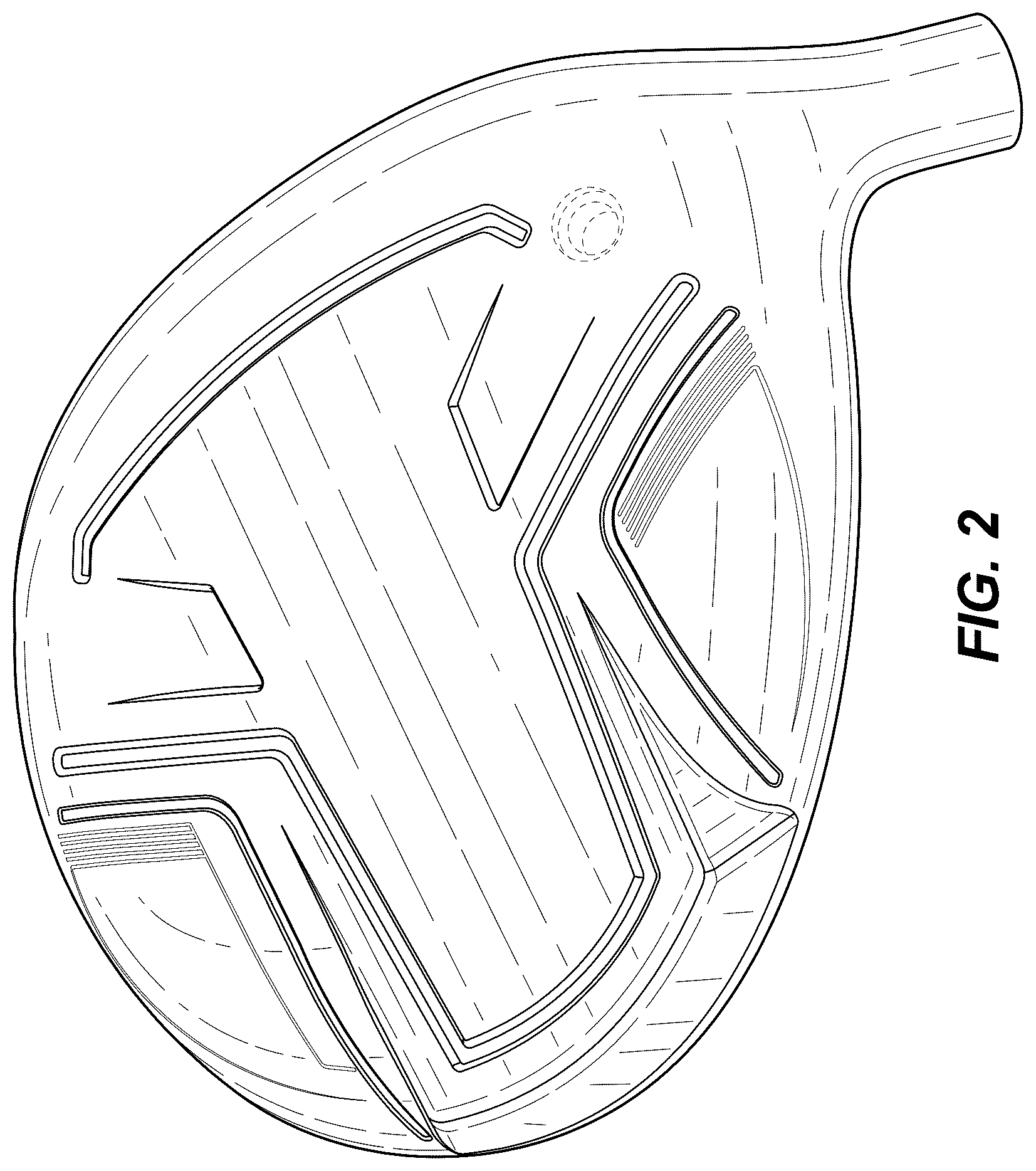 Patent USD1078885 Figure 2 – Golf club head