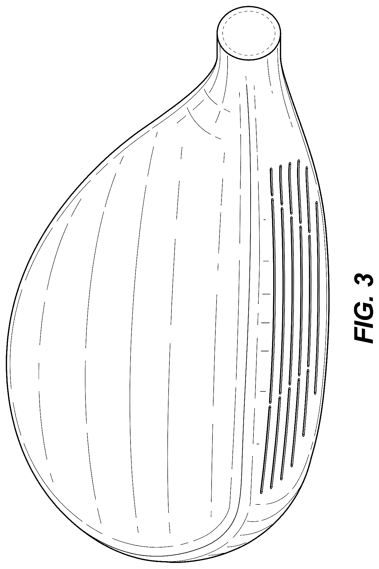Patent USD1078886 Figure 3 – Golf club head