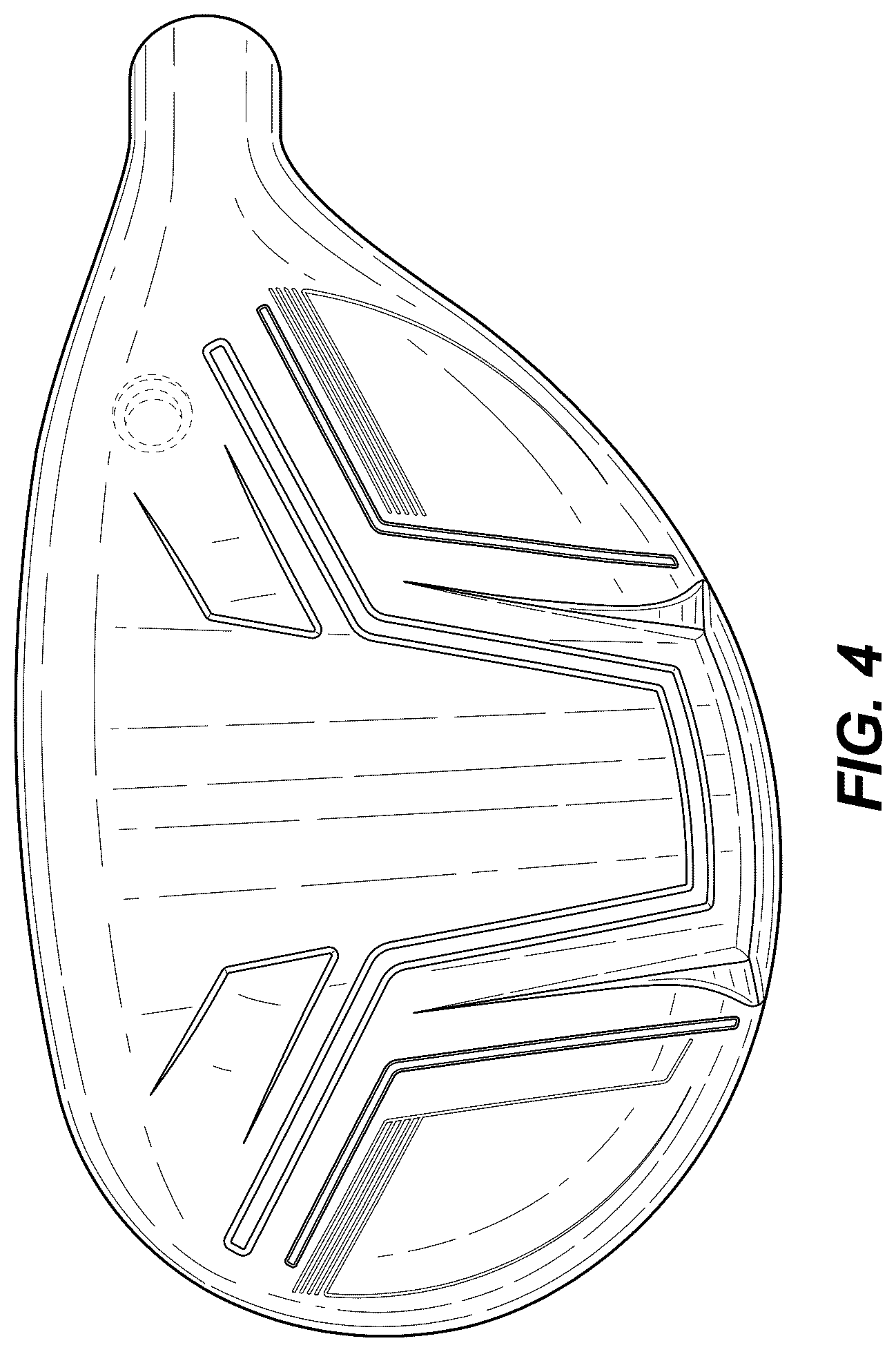 Patent USD1078886 Figure 4 – Golf club head