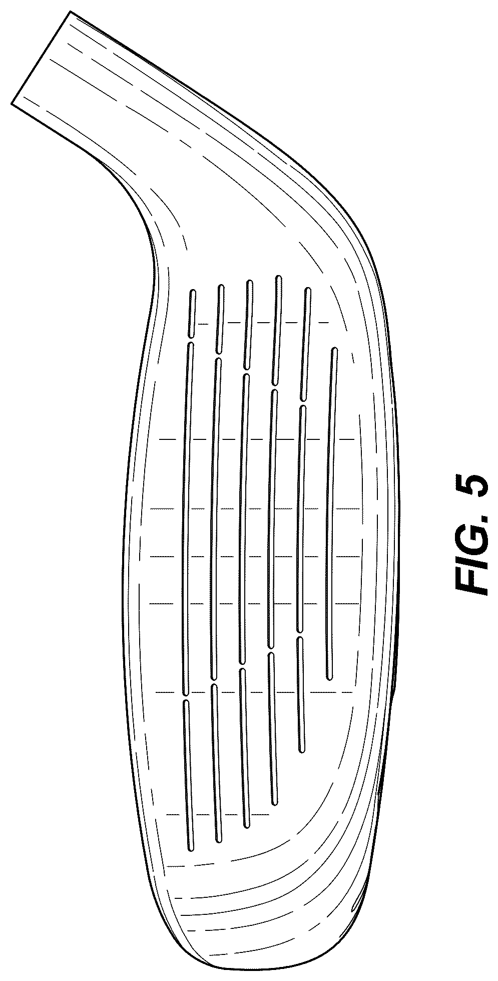 Patent USD1078886 Figure 5 – Golf club head