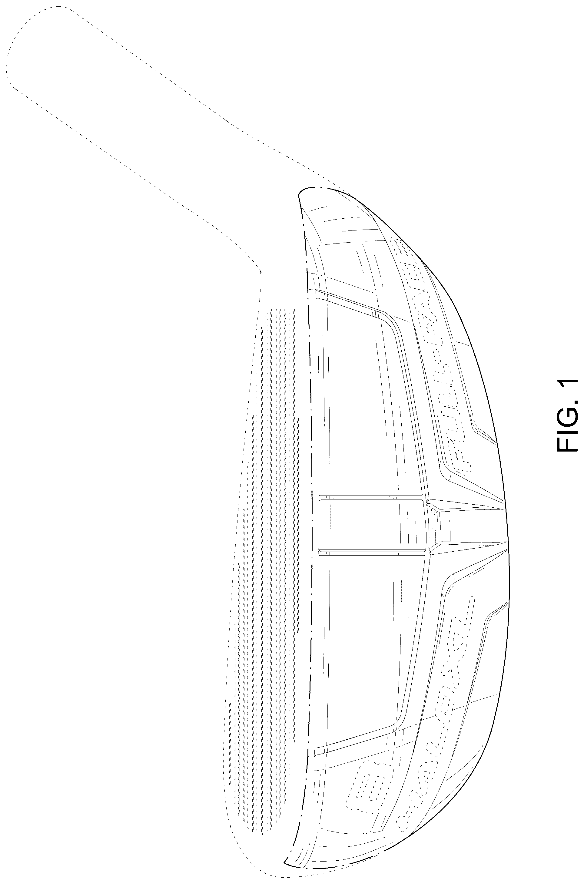 Patent USD1078887 Figure 1 – Golf club head