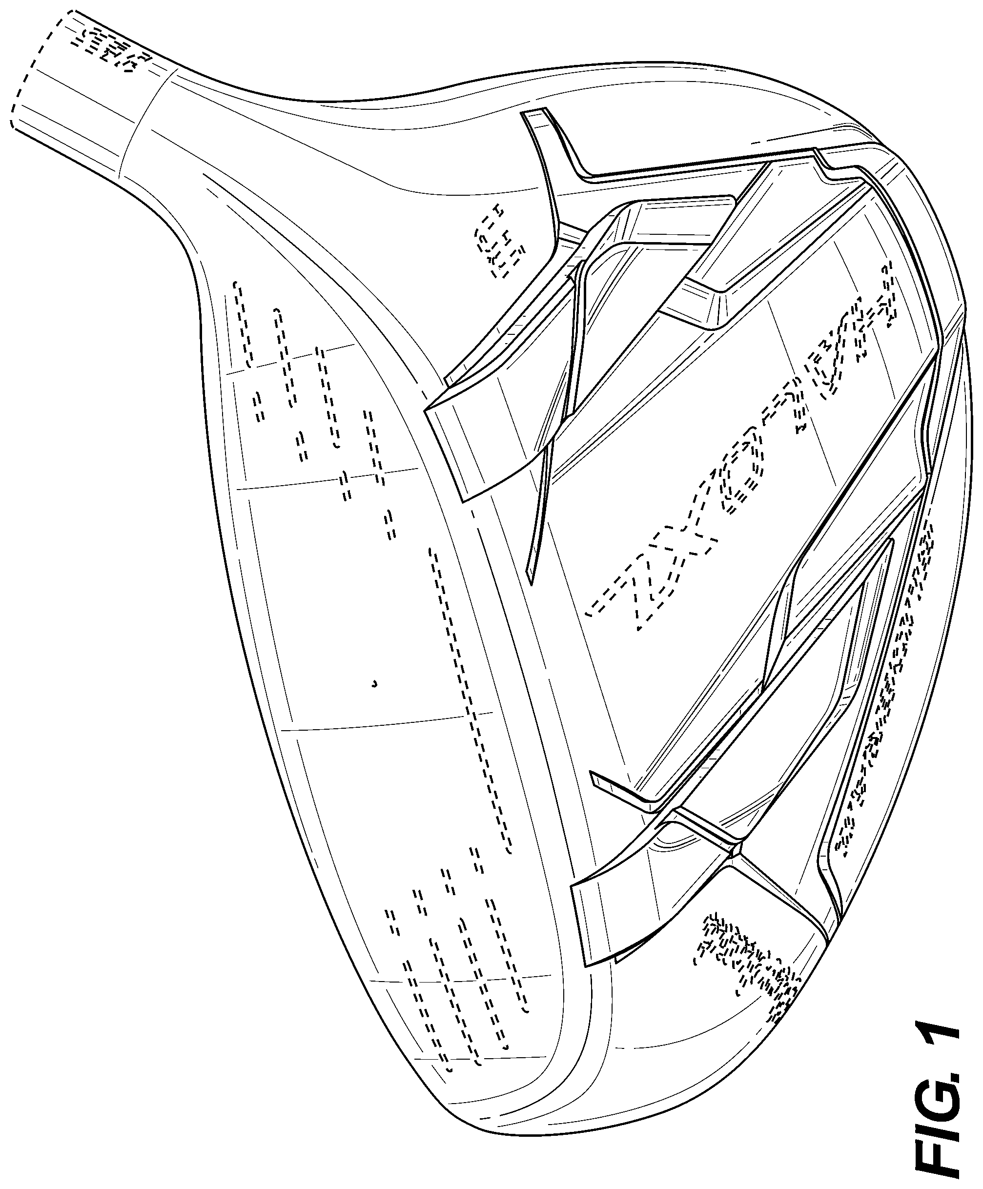 Patent USD1078891 Figure 1 – Golf club head