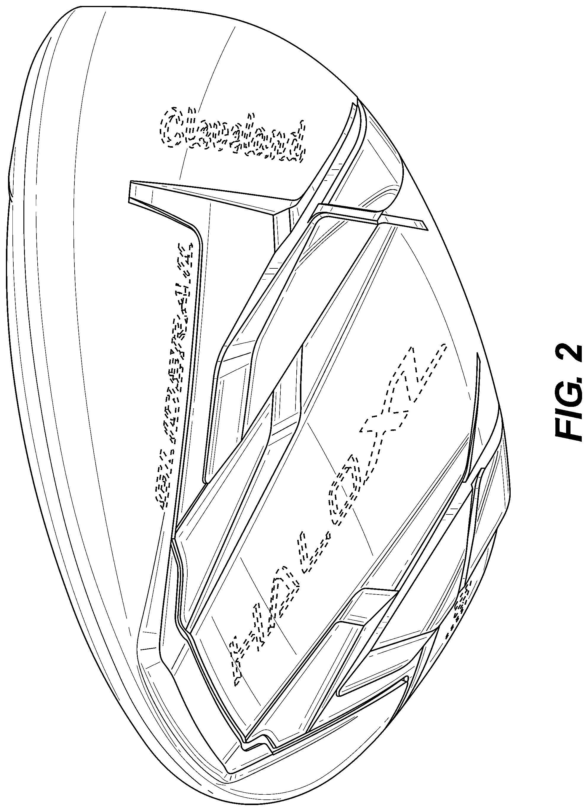 Patent USD1078891 Figure 2 – Golf club head