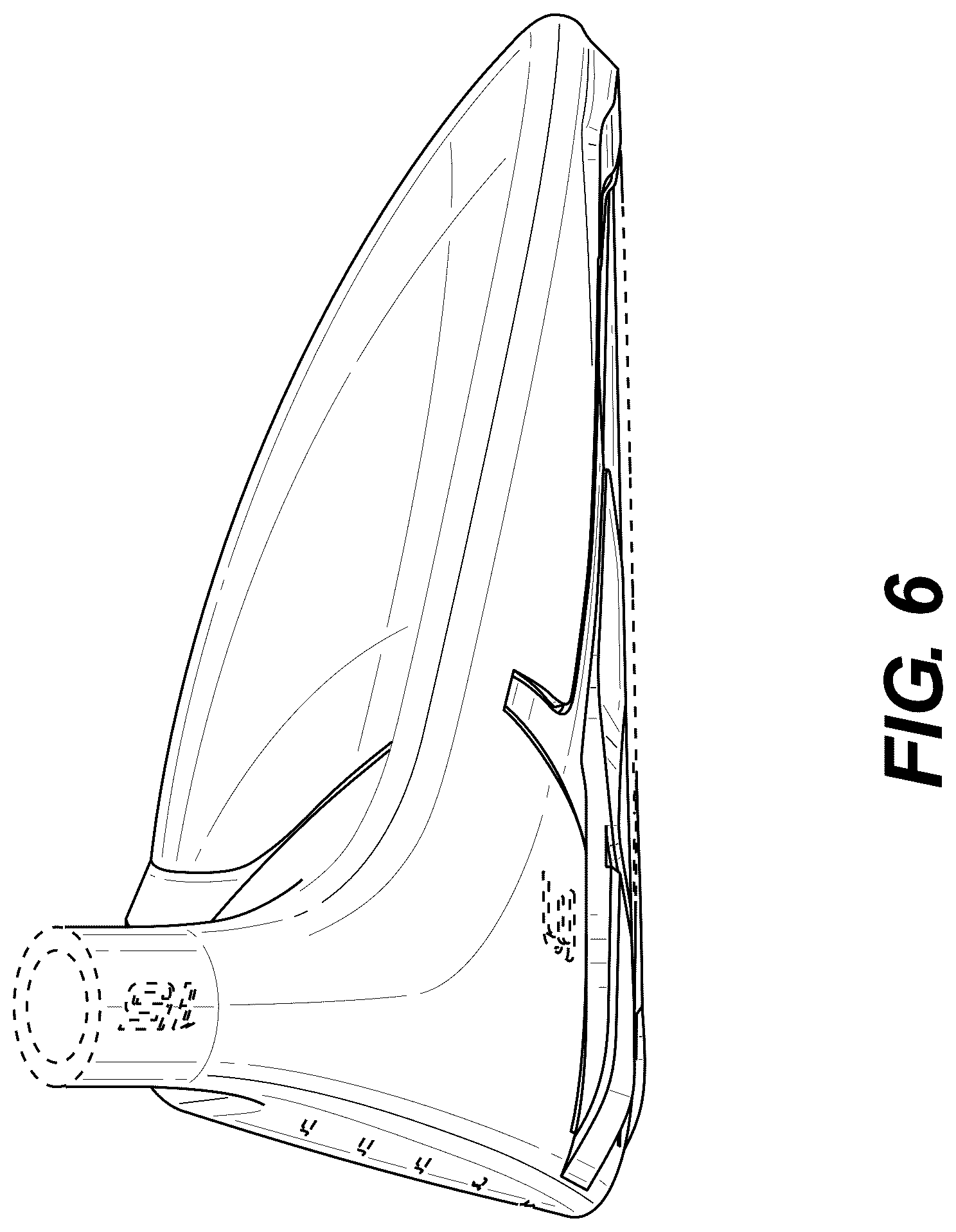 Patent USD1078891 Figure 6 – Golf club head