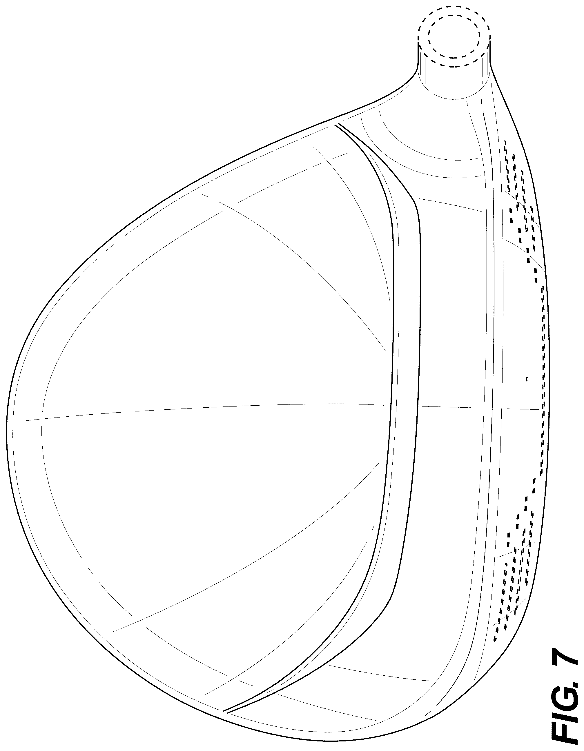 Patent USD1078891 Figure 7 – Golf club head