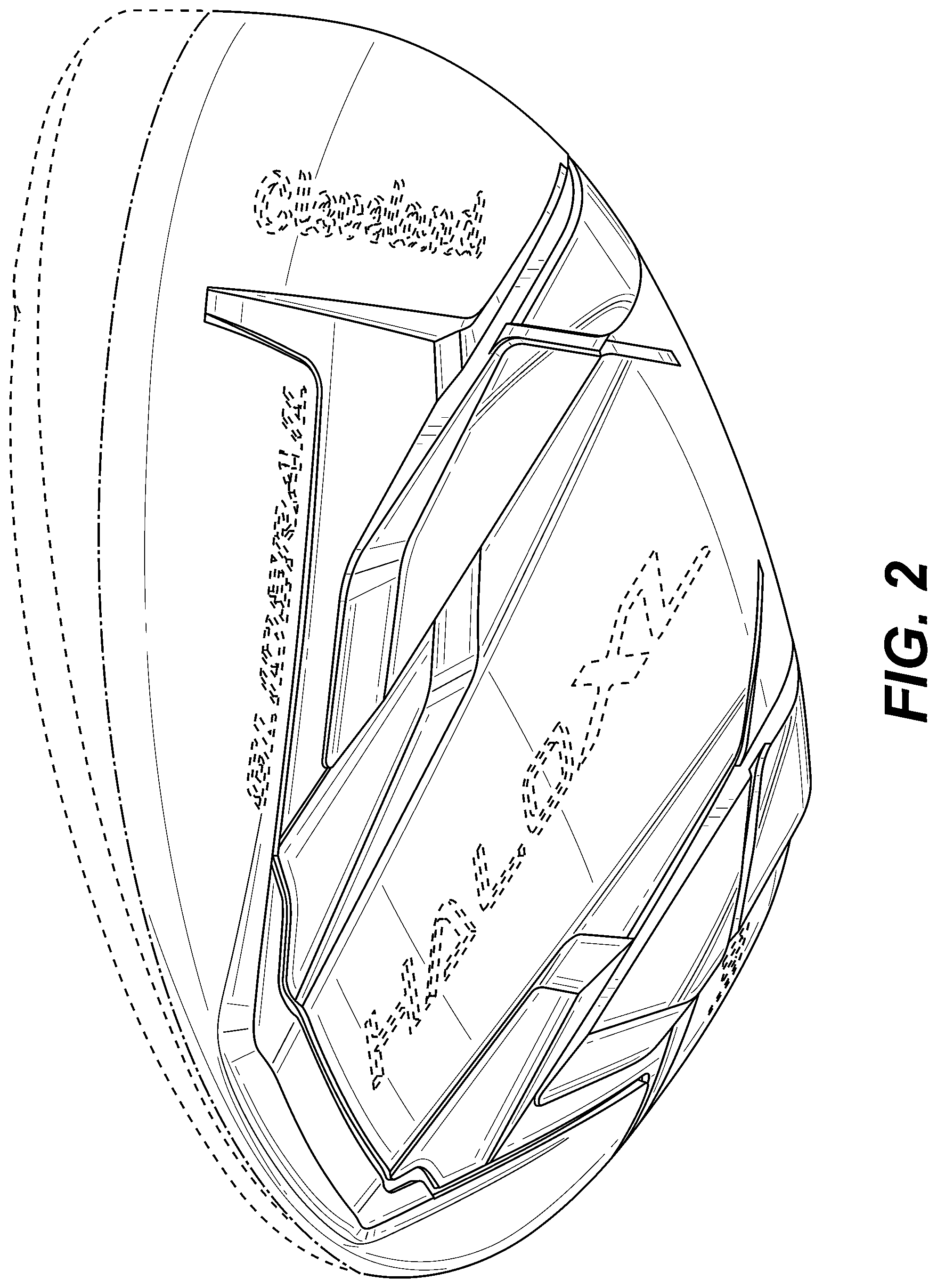 Patent USD1078894 Figure 2 – Golf club head