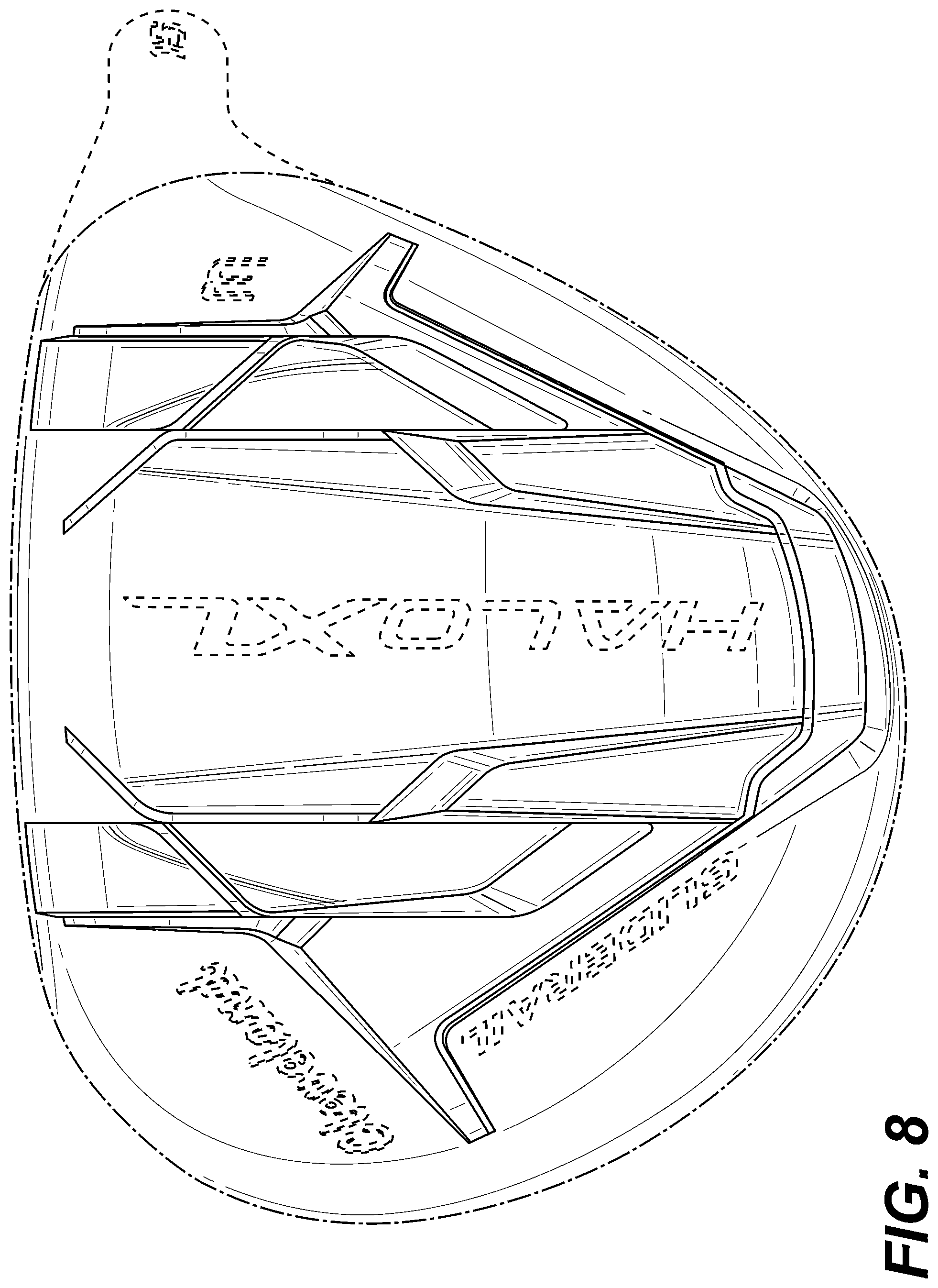 Patent USD1078894 Figure 8 – Golf club head