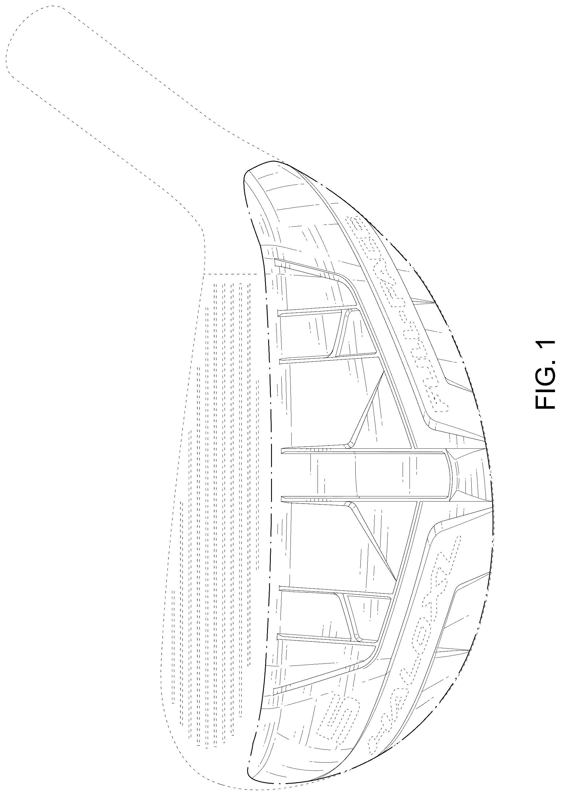 Patent USD1078895 Figure 1 – Golf club head