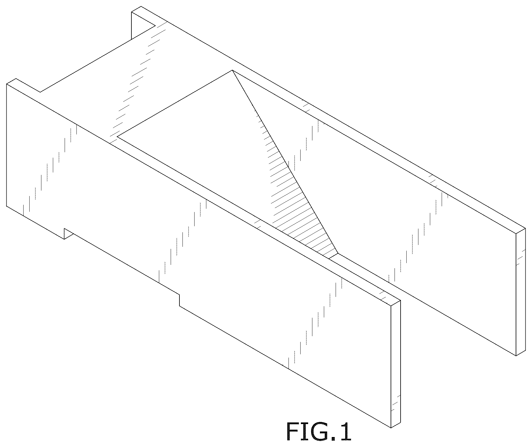 Patent USD1078901 Figure 1 – Softball pitching tunnel