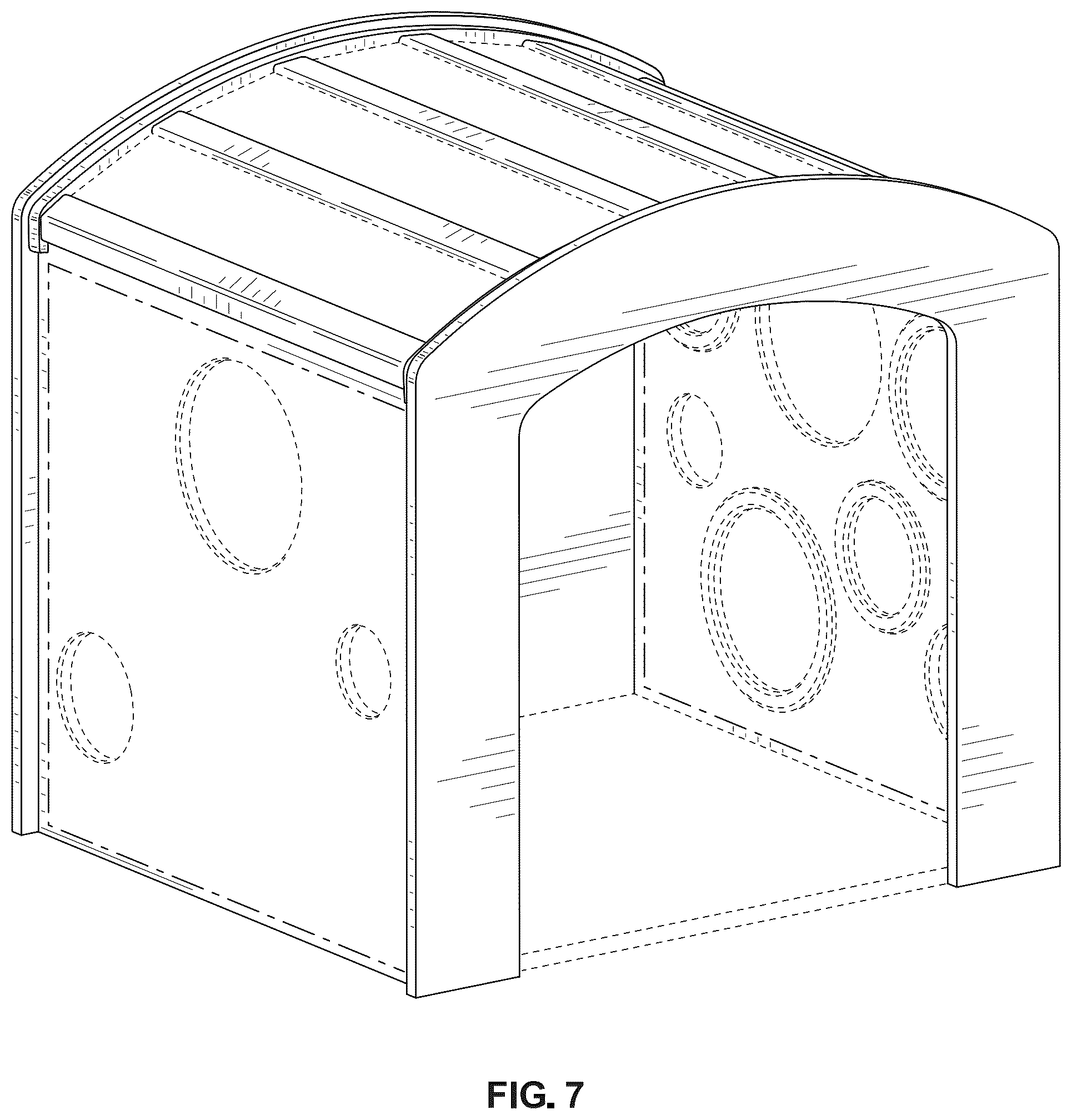 Patent USD1078906 Figure 7 – Sensory hideaway