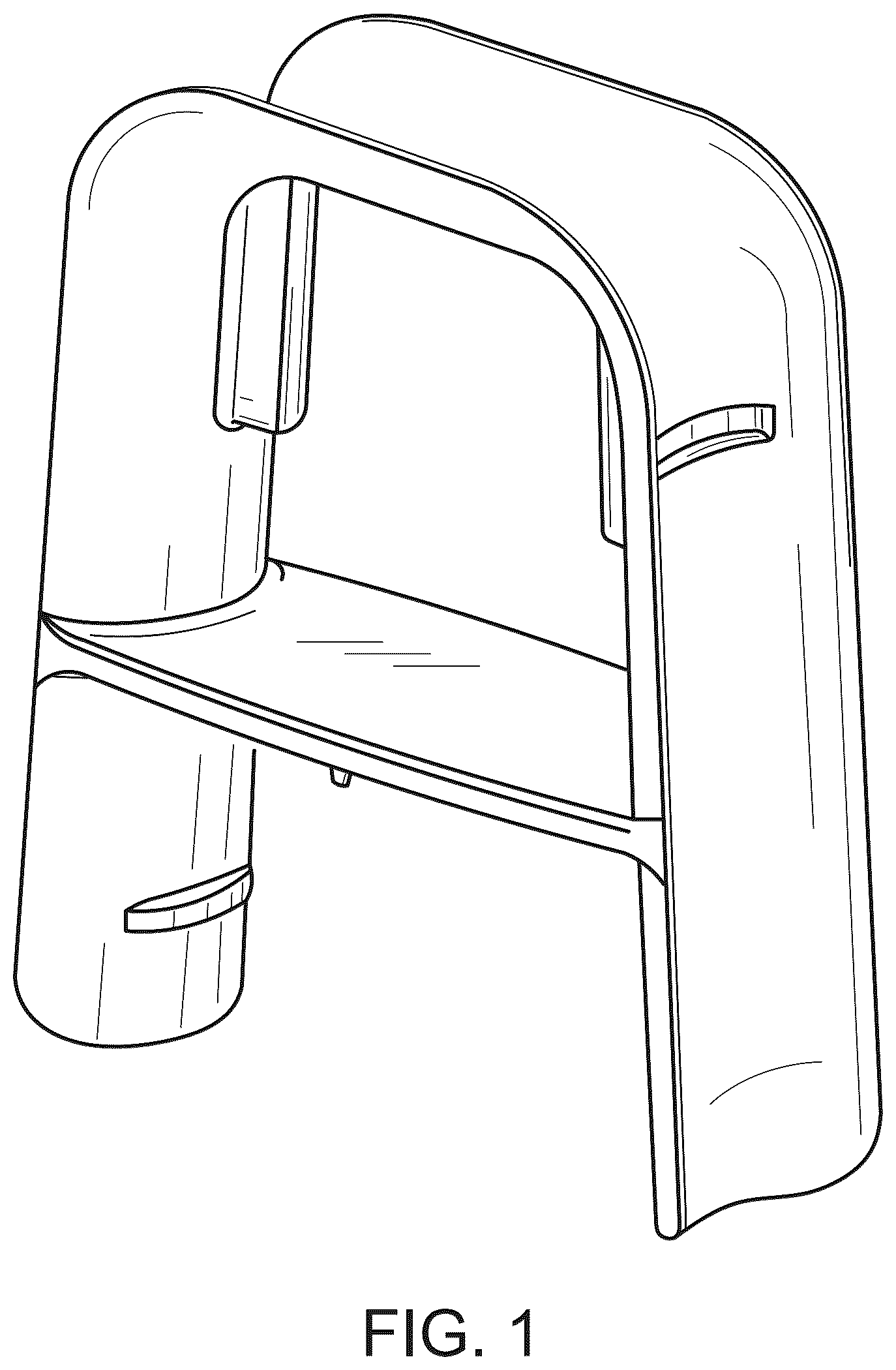 Patent USD1078908 Figure 1 – Toy ramp support