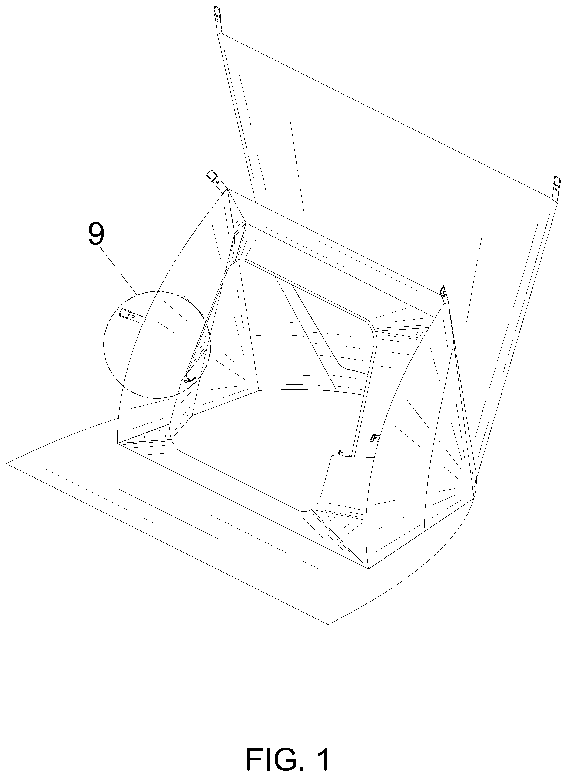 Patent USD1078909 Figure 1 – Canopy