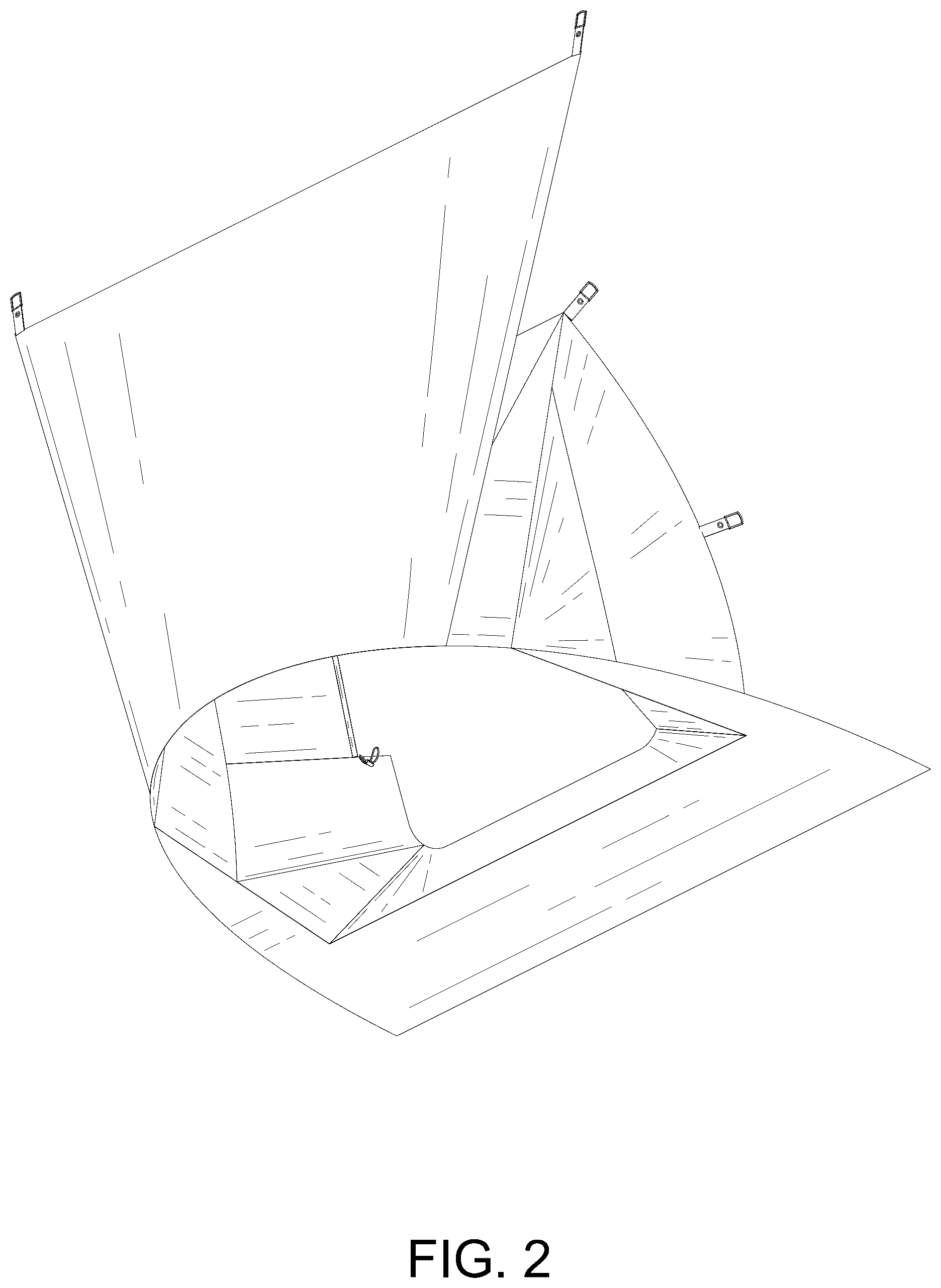 Patent USD1078909 Figure 2 – Canopy