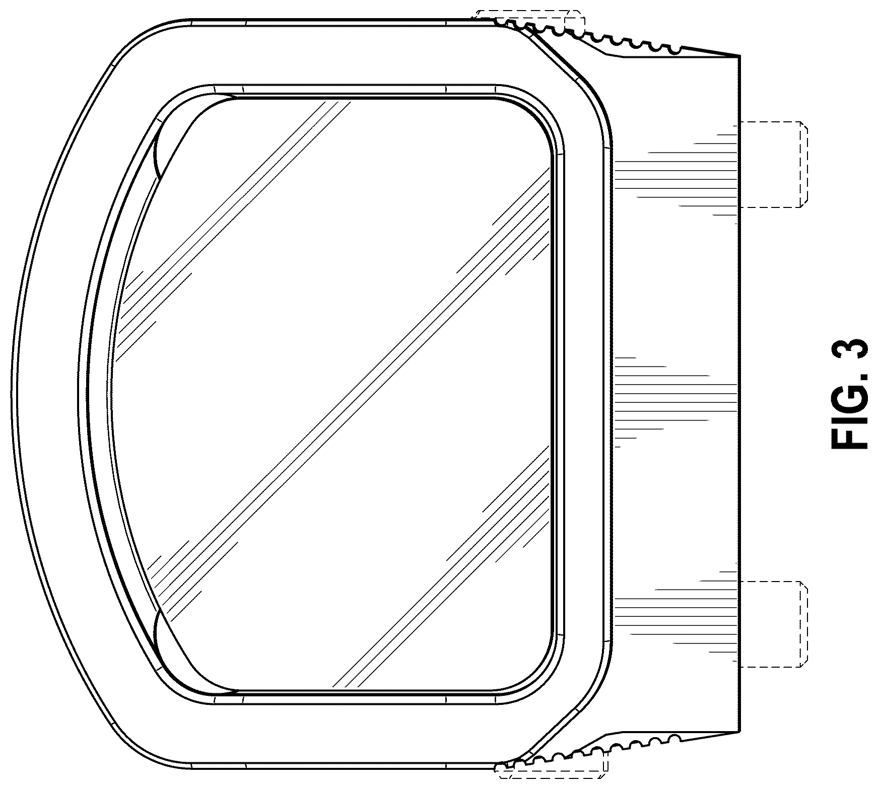 Patent USD1078913 Figure 3 – Sighting device
